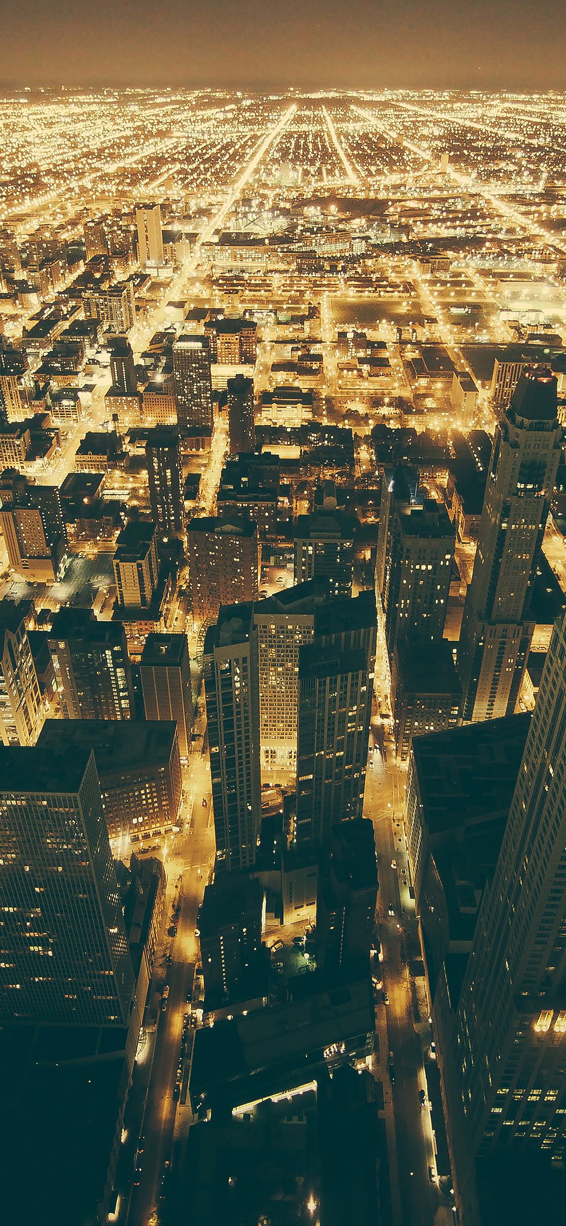Chicago Night Sky City
