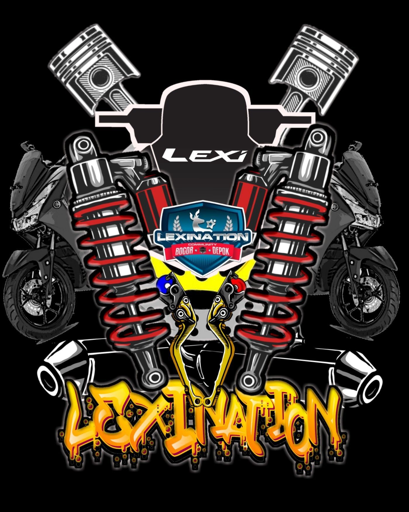 Lexination Thailook. Moto logo design, Motorcycles logo design, Vector art design