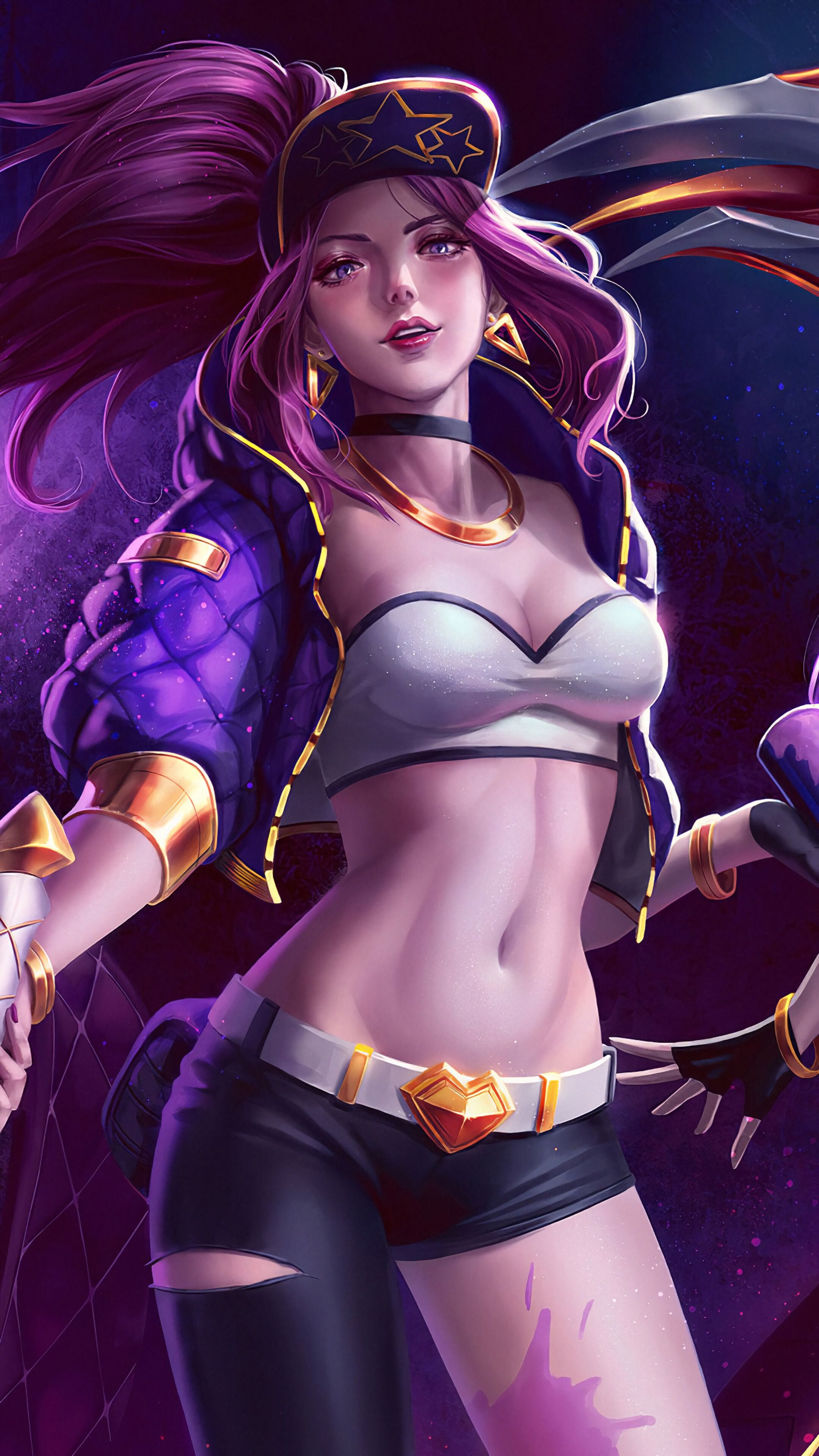 K DA, Akali, Evelynn, KaiSa, LoL, 4K Phone HD Wallpaper, Image, Background, Photo And Picture