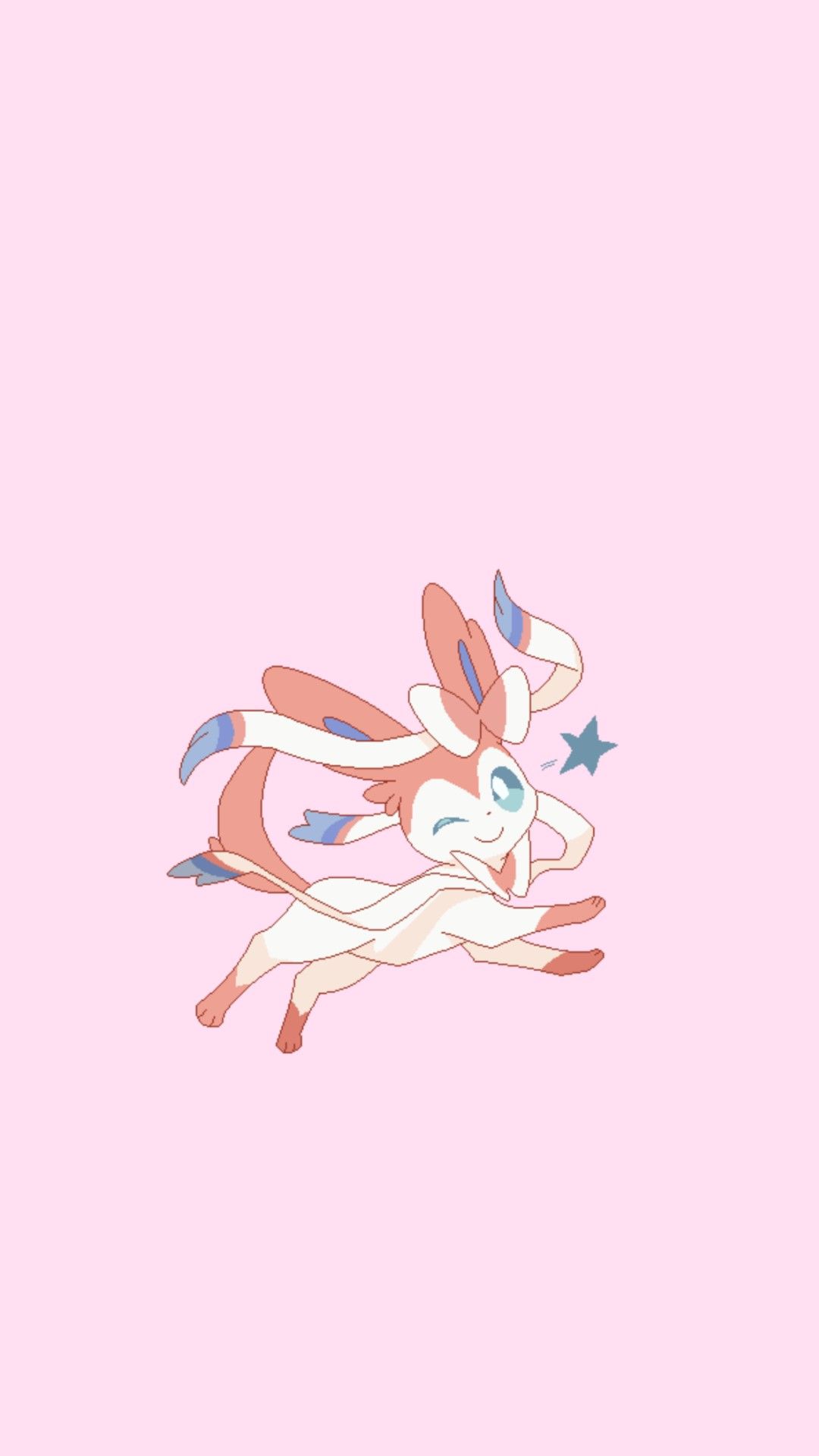 Lucky pink sylveon. Cute pokemon wallpaper, Kawaii wallpaper, Fairy type pokemon