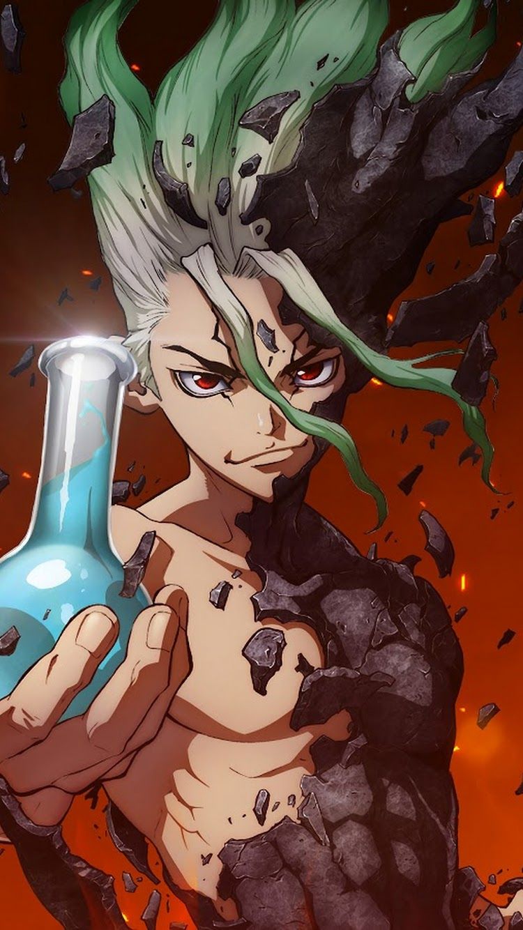 Dr. Stone Senku Ishigami 4K Wallpaper