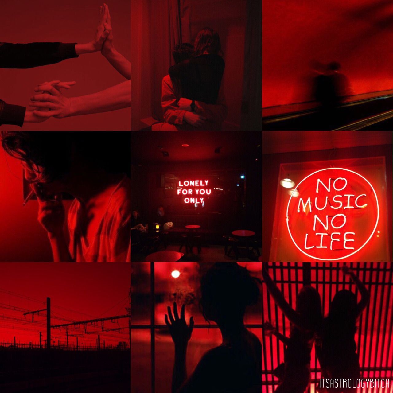 Scorpio Neon Glow Aesthetic Red •Scorpio: Hold my hands and hold me closer, because I'm fading from this l. Dark aesthetic, Neon glow, Dark red wallpaper