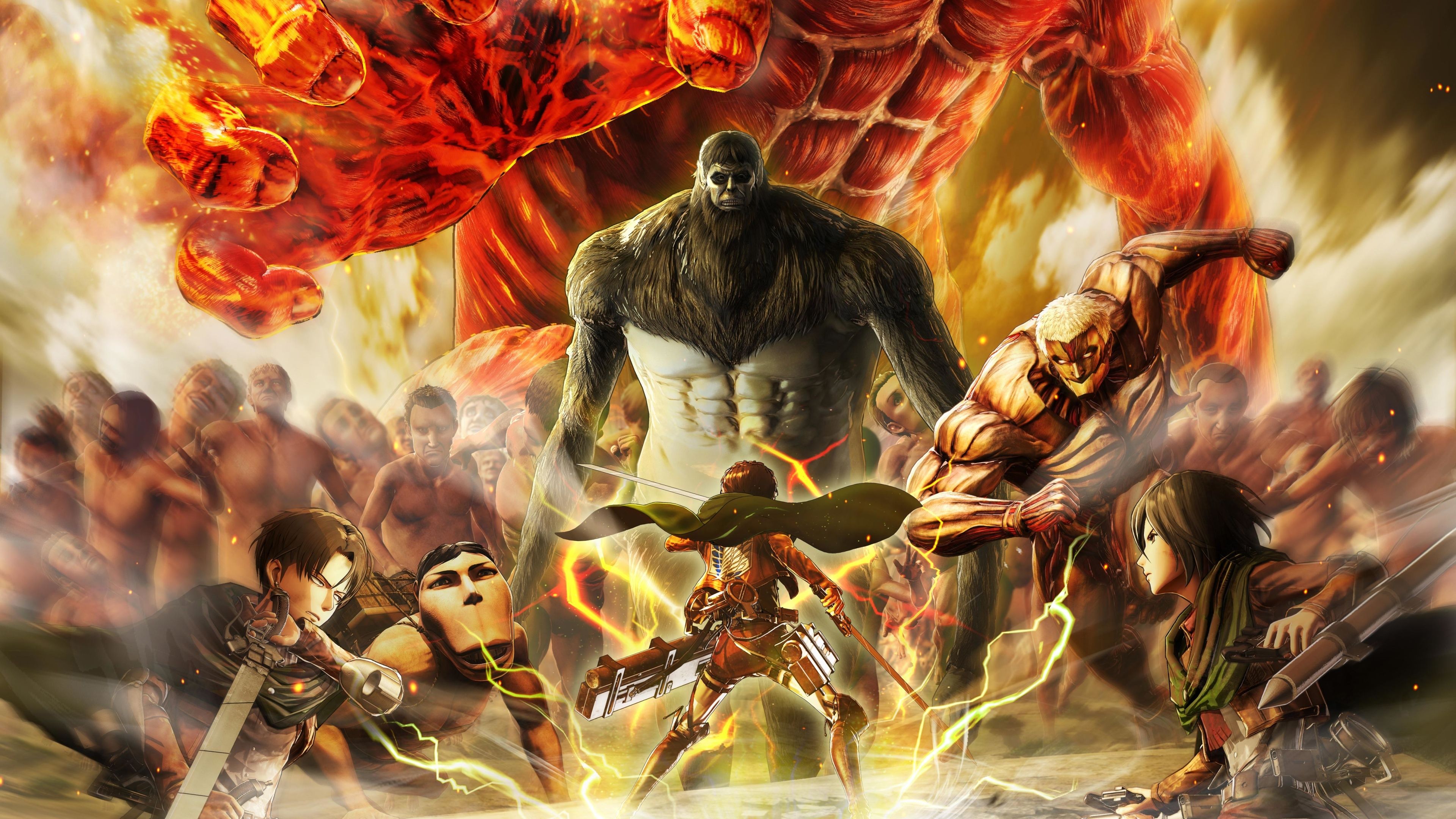 Attack On Titan Anime 4K Wallpaper