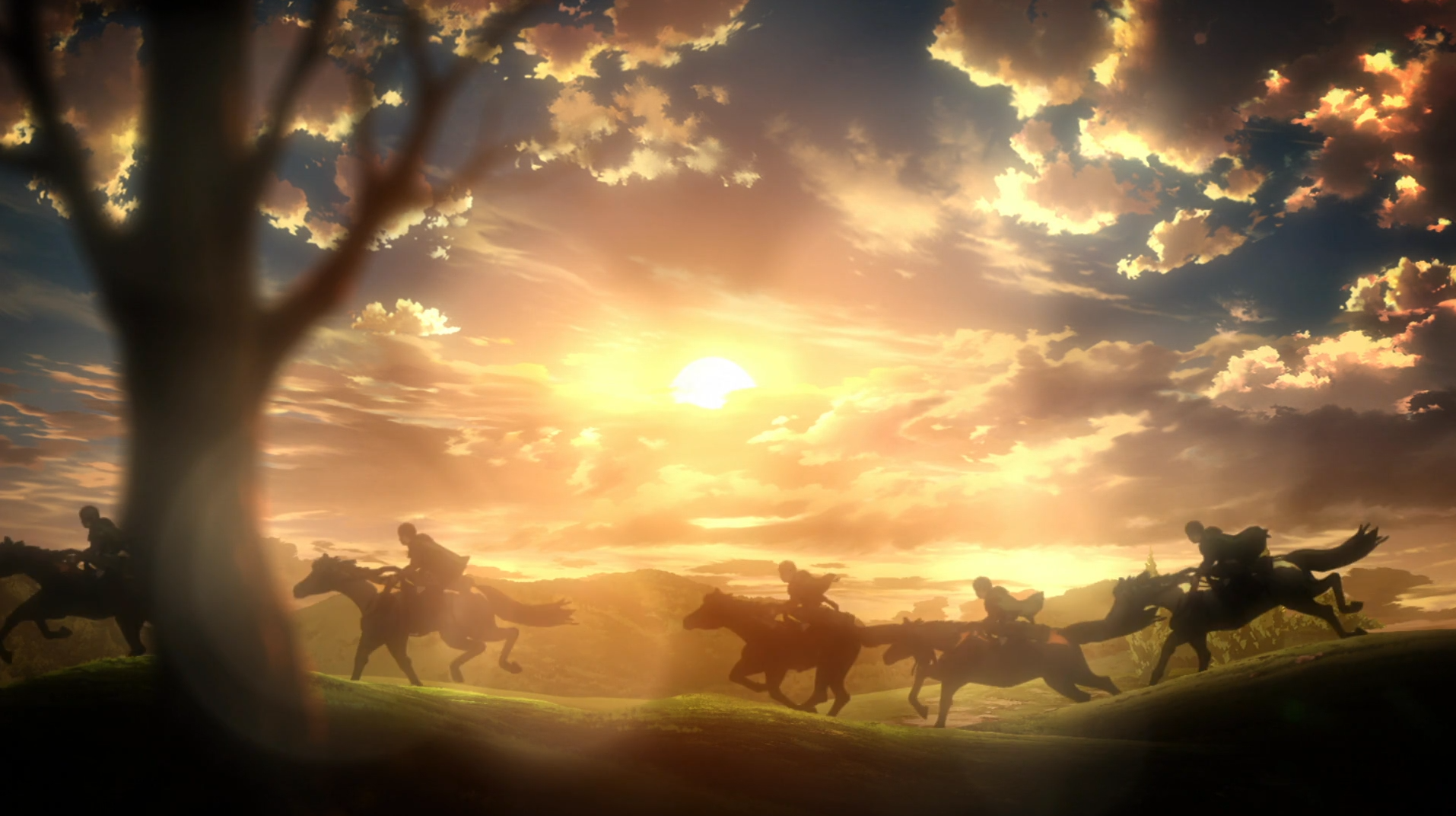 Landscape Attack On Titan Background Scenery