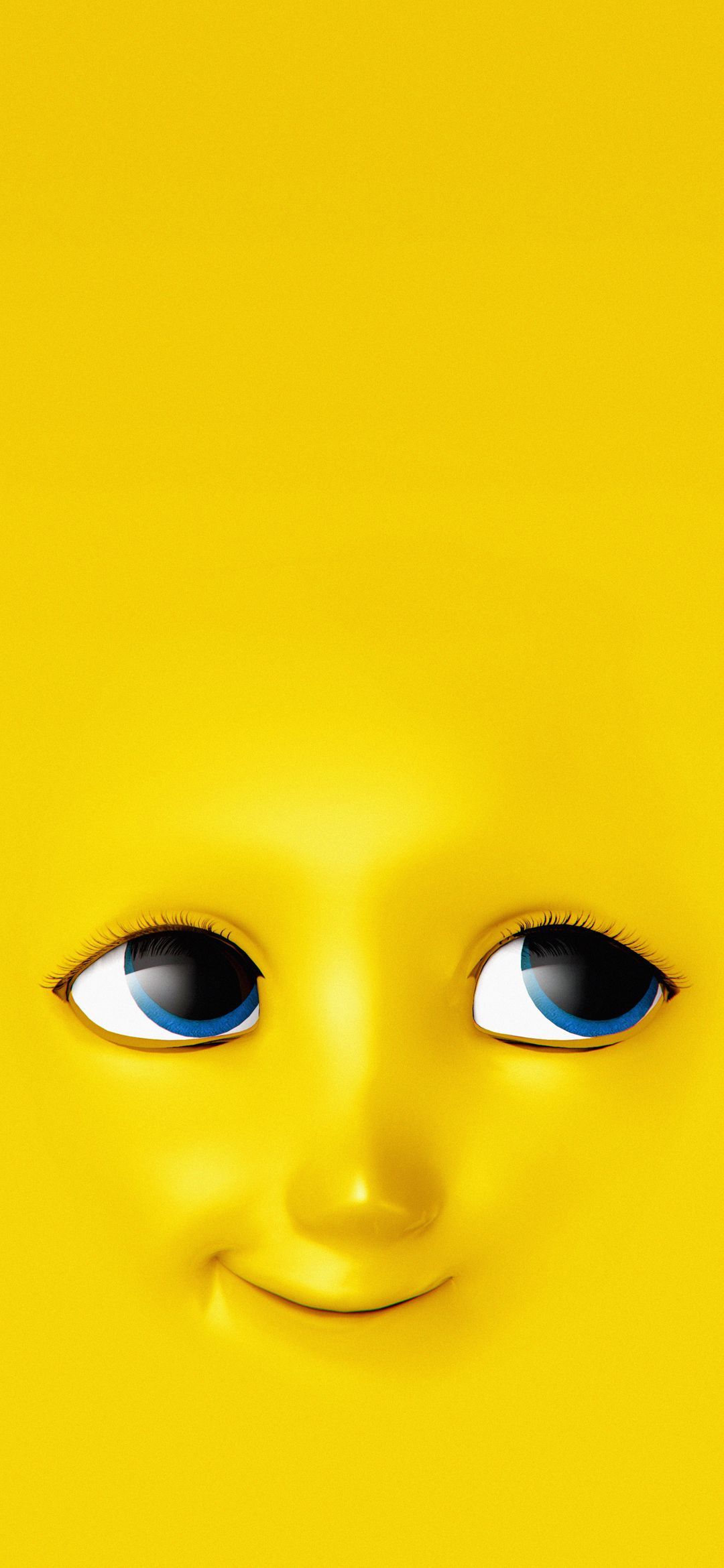 Yellow Face Minimal OnePlus 8 HD Wallpaper 1080X2340 ⋆ Traxzee