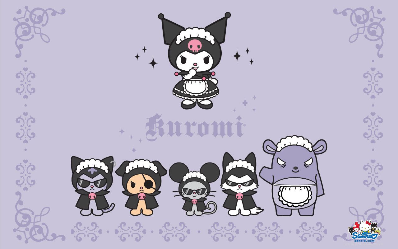 Hello Kitty Kuromi Aesthetic Wallpaper
