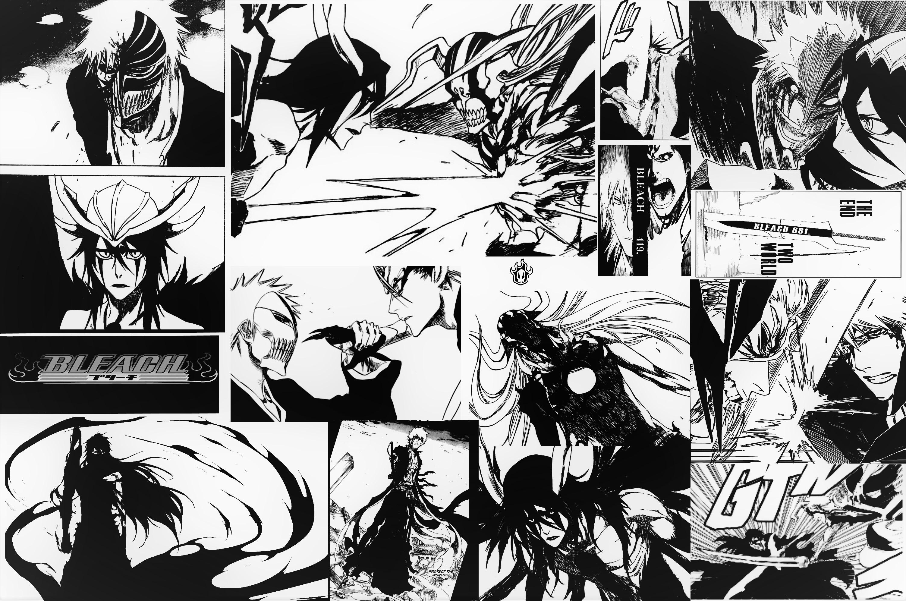 17++ Anime Manga Wallpaper Black And White