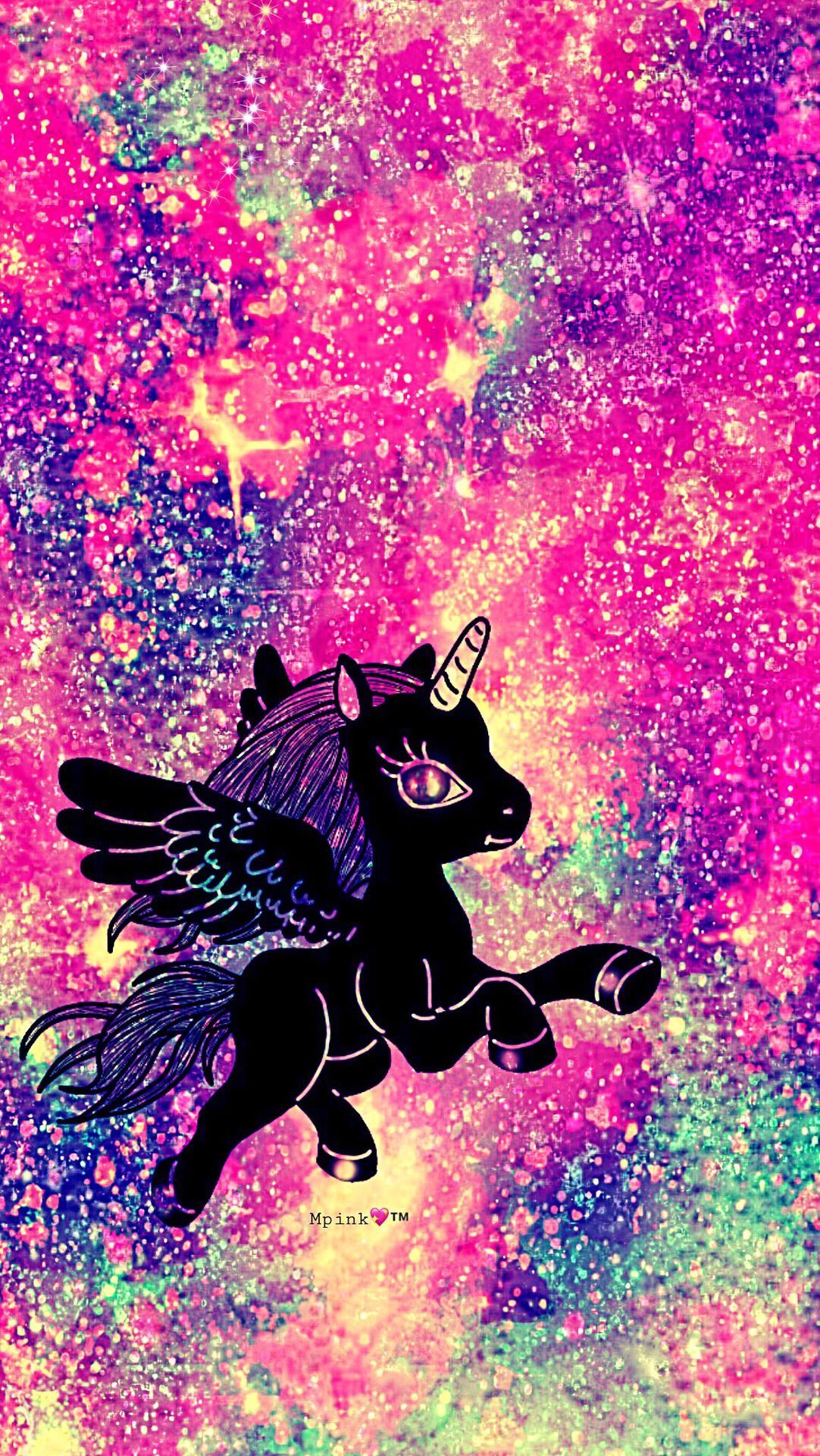 Girly Unicorn Wallpaper