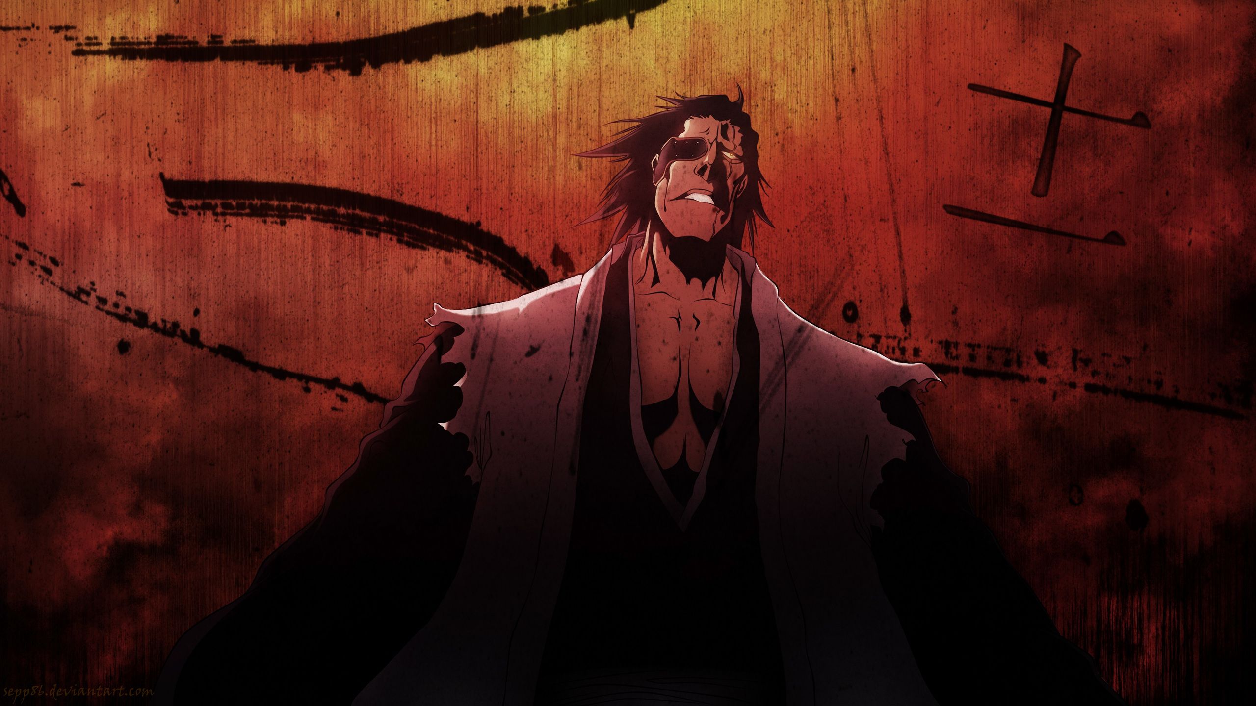 Anime Bleach Kenpachi Zaraki 1440P Resolution HD 4k Wallpaper, Image, Background, Photo and Picture