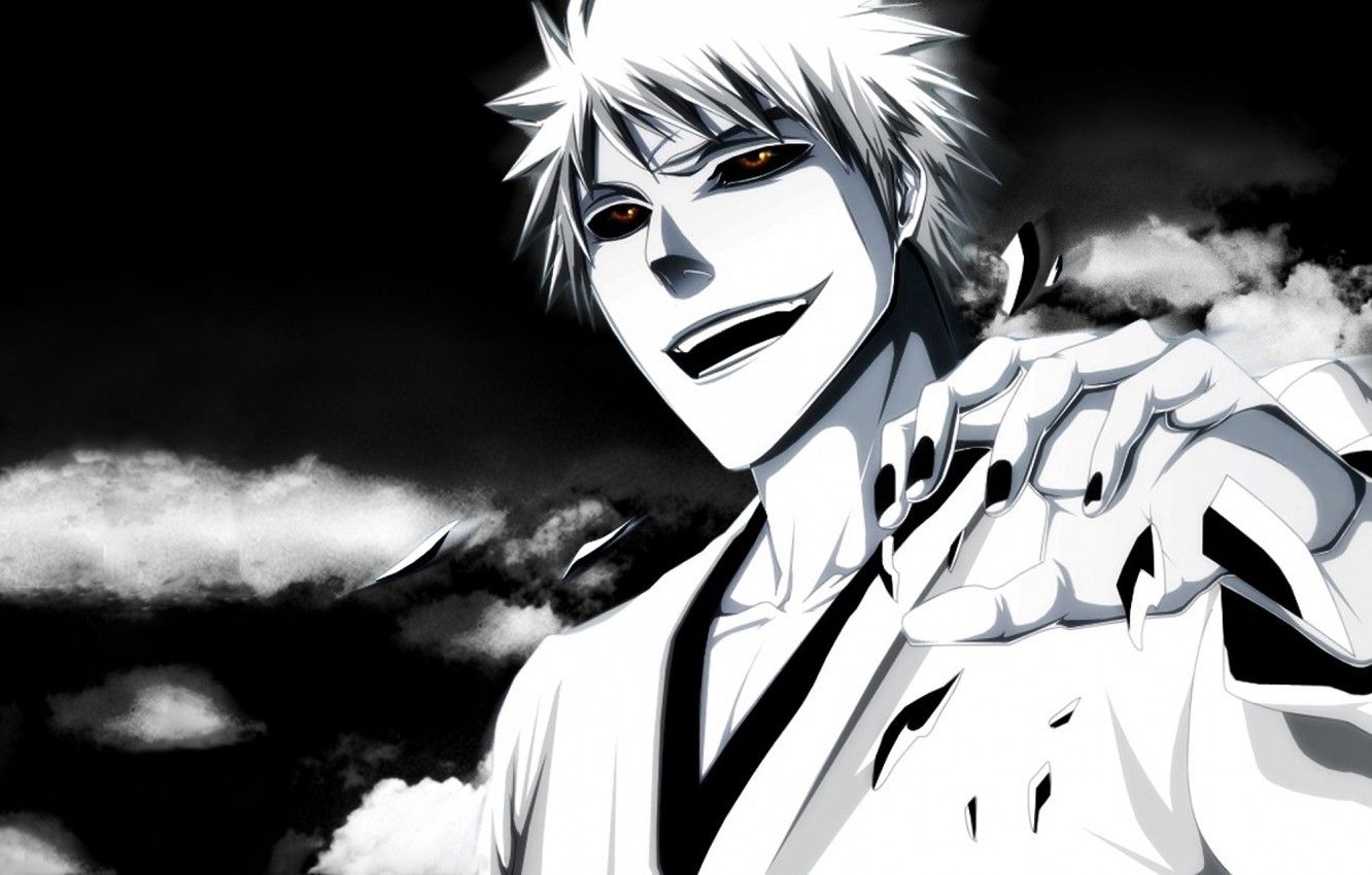 Wallpaper Anime, Bleach, bleach, White Ichigo. image for desktop, section сэйнэн