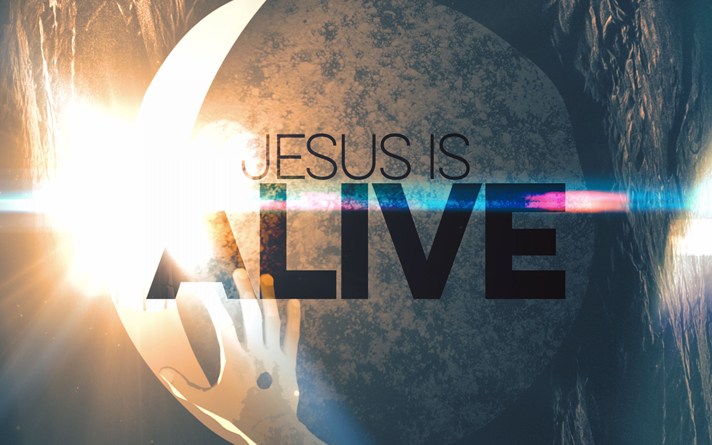 Happy Easter Wishes Resurrection Jesus Alive Risen Easter Image HD Wallpaper & Background Download