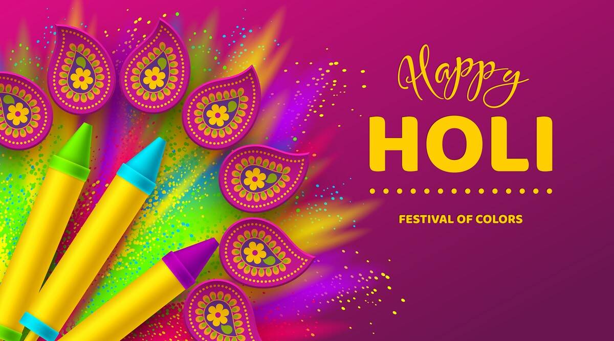 Happy Holi Rangoli Designs 2020 Image, Photo, Picture: Latest and Simple Holi Rangoli Designs Image, and Photo