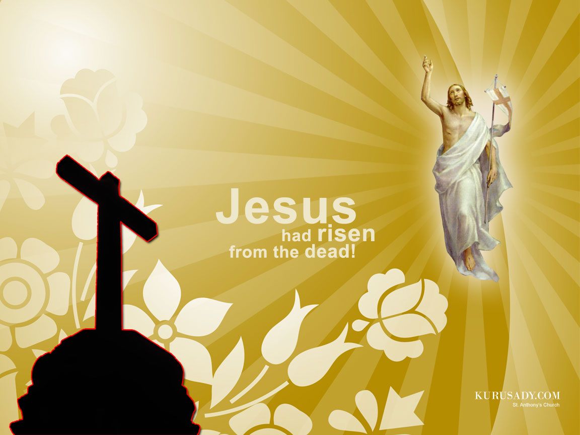 Happy Easter Wallpaper With Jesus