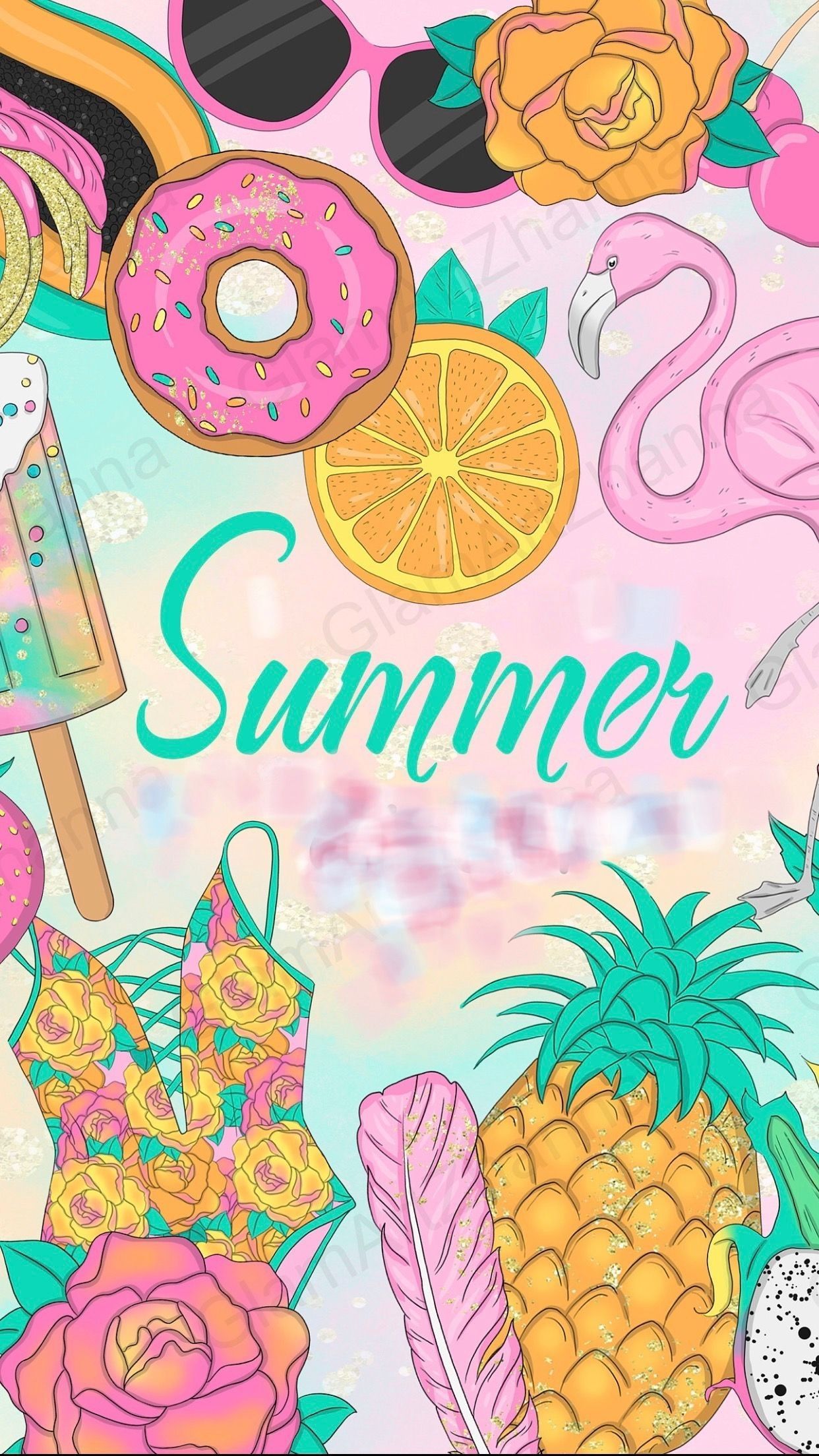 Wallpaper. Summer wallpaper, Happy planner printable stickers, iPhone wallpaper