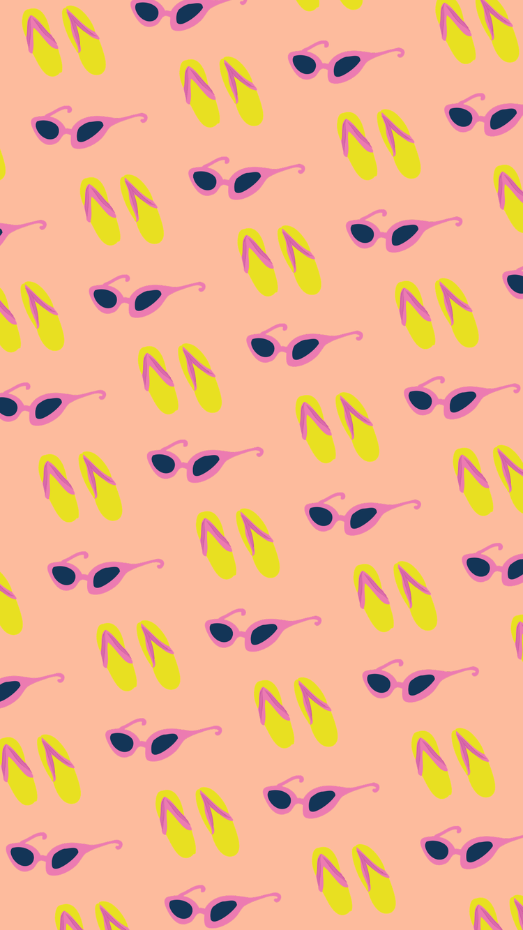 FREE Summer Wallpaper Background. Love and Specs