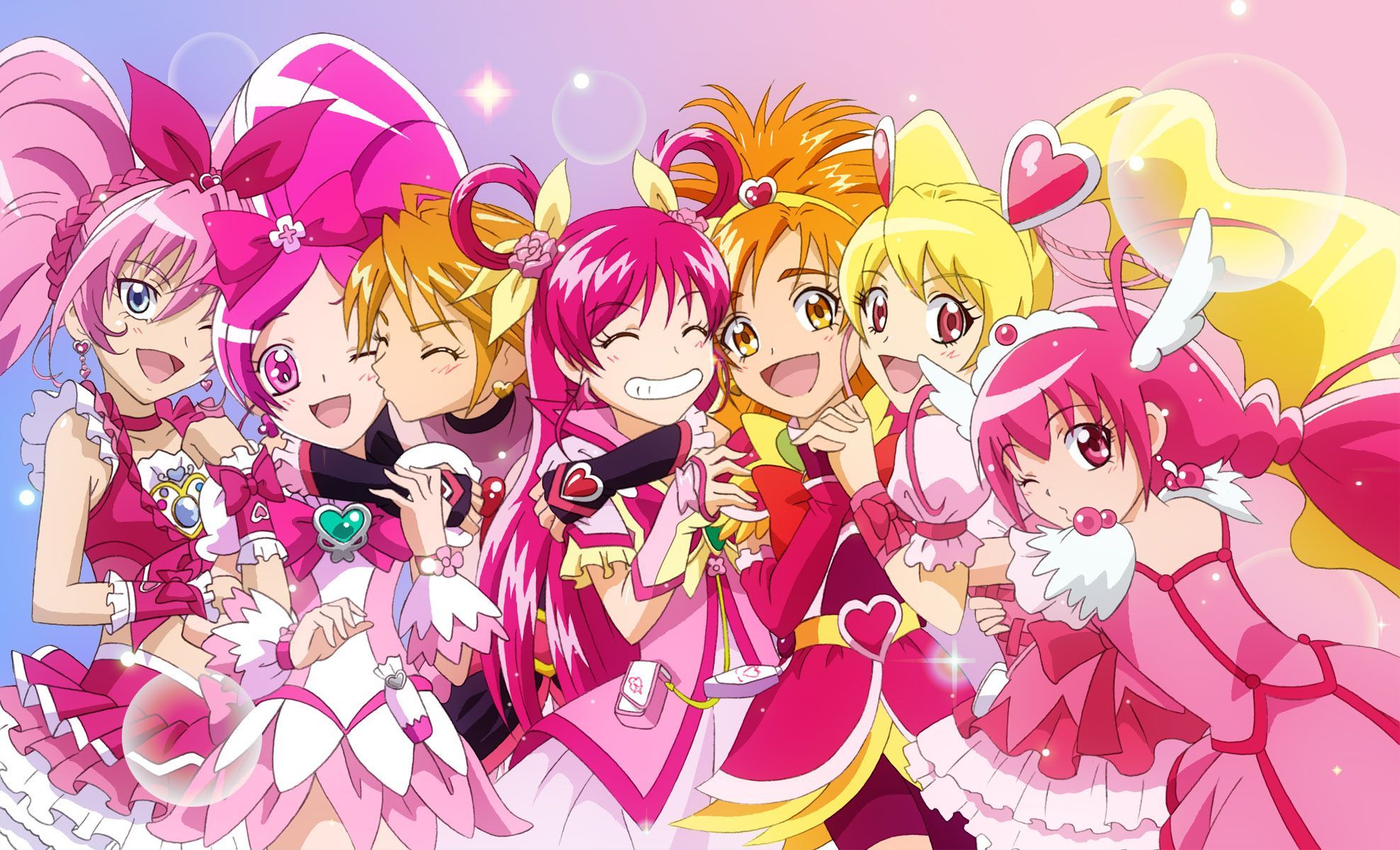 Pink Precures. Pretty cure, Magical girl anime, Anime