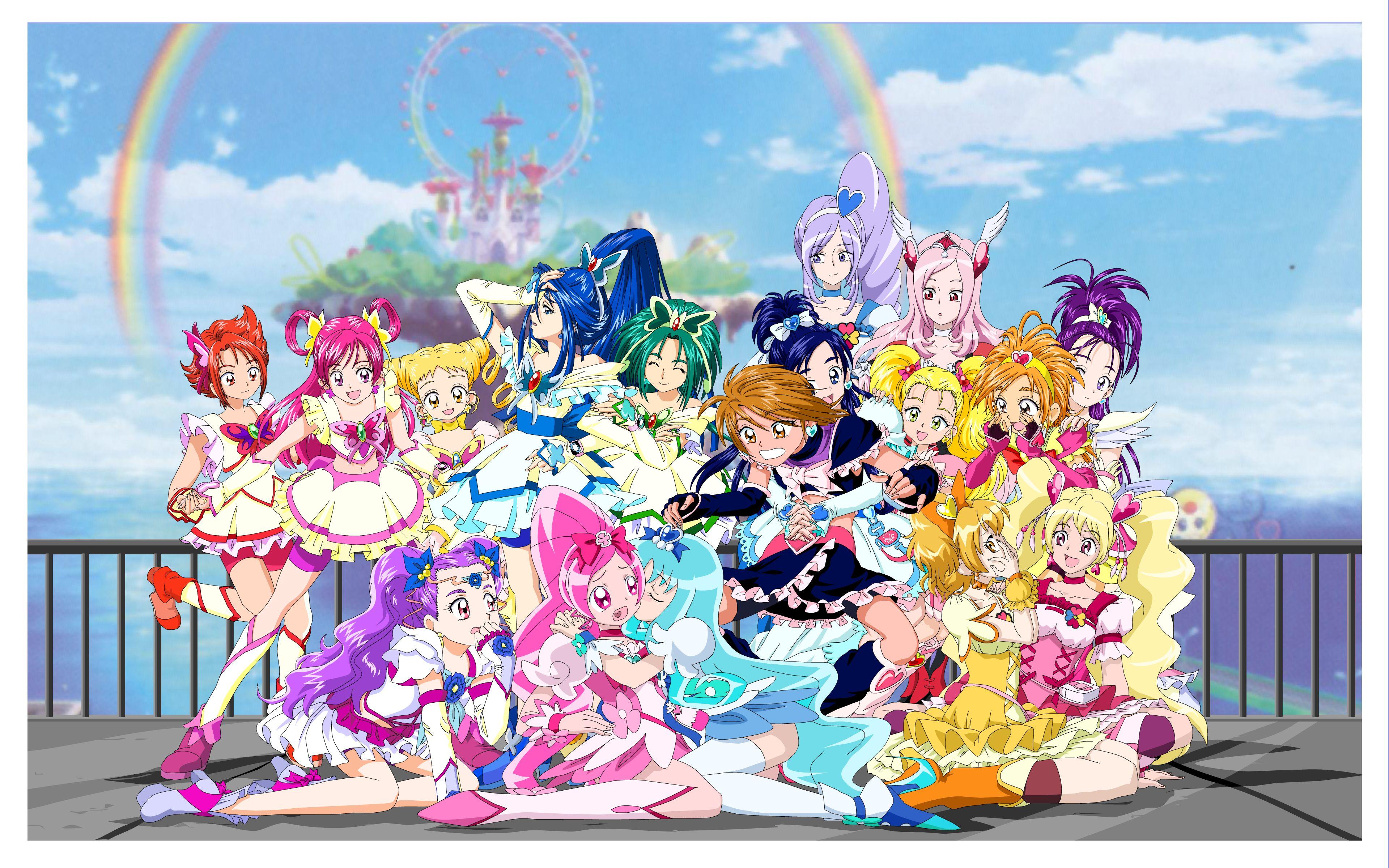 Pretty Cure All Stars Wallpapers Wallpaper Cave