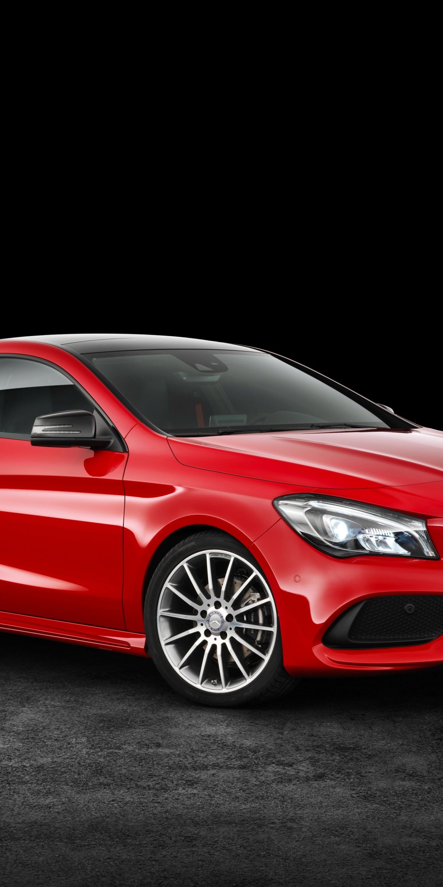 Mercedes Benz Cla, Red Sedan, Wallpaper Cla Wallpaper & Background Download