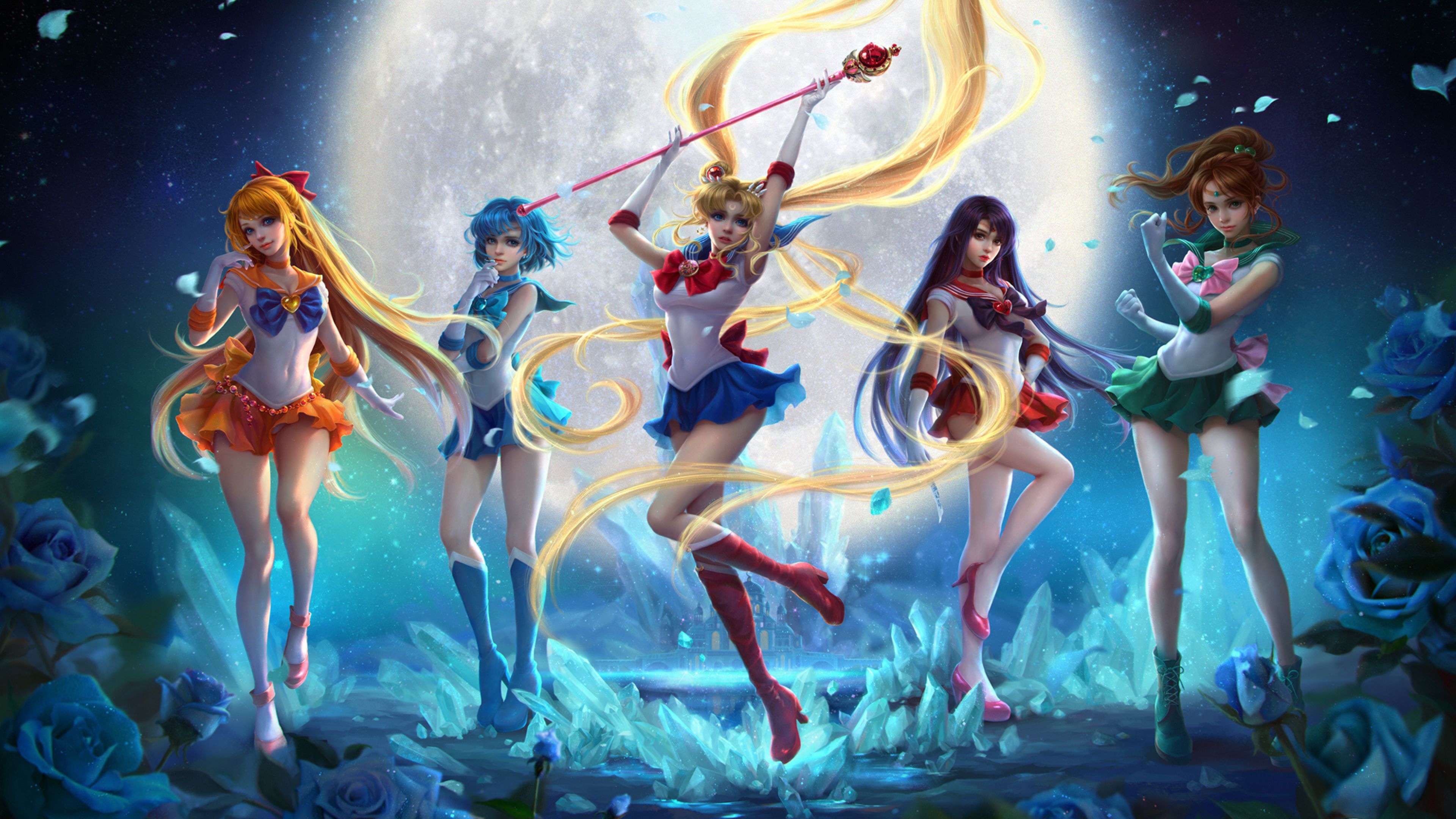 Sailor Moon 4K Wallpaper