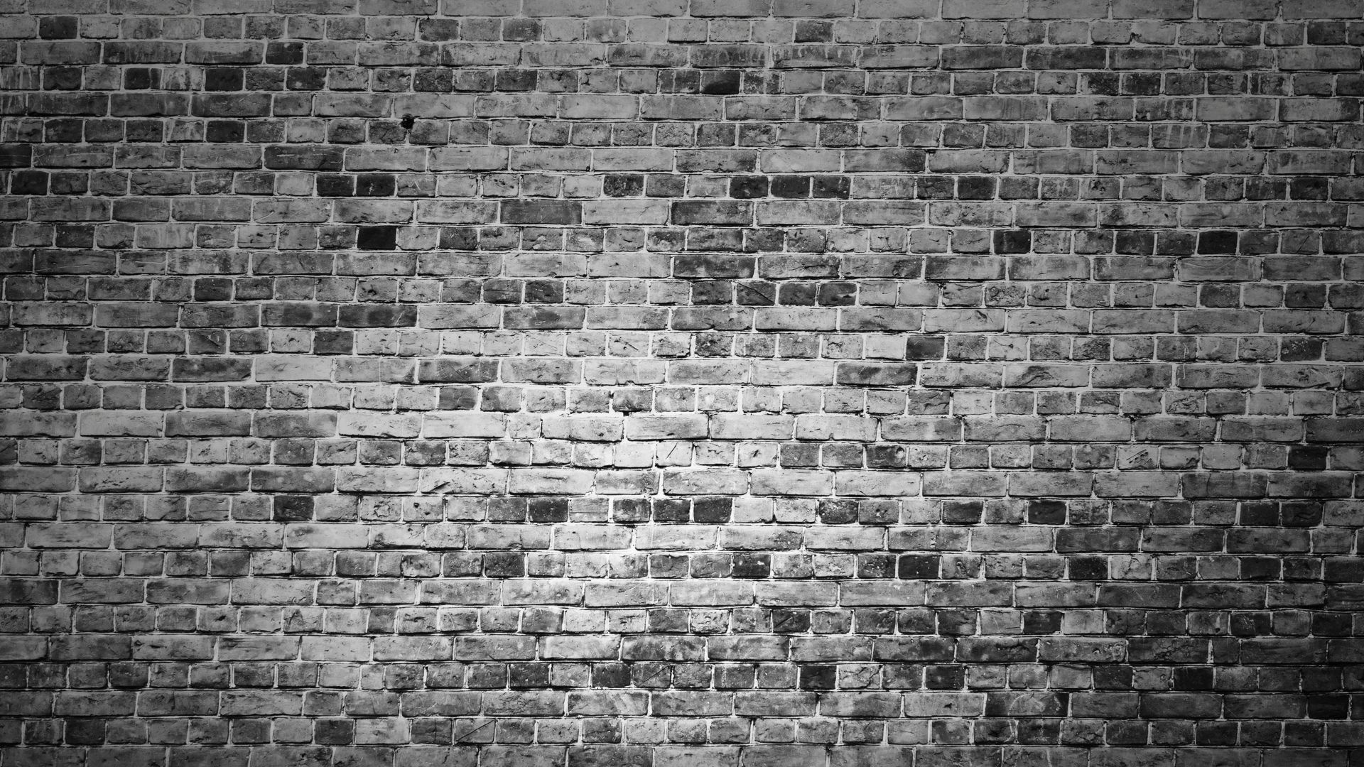 Desktop wallpaper brick wall, black and white, HD image, picture, background, ed87d0