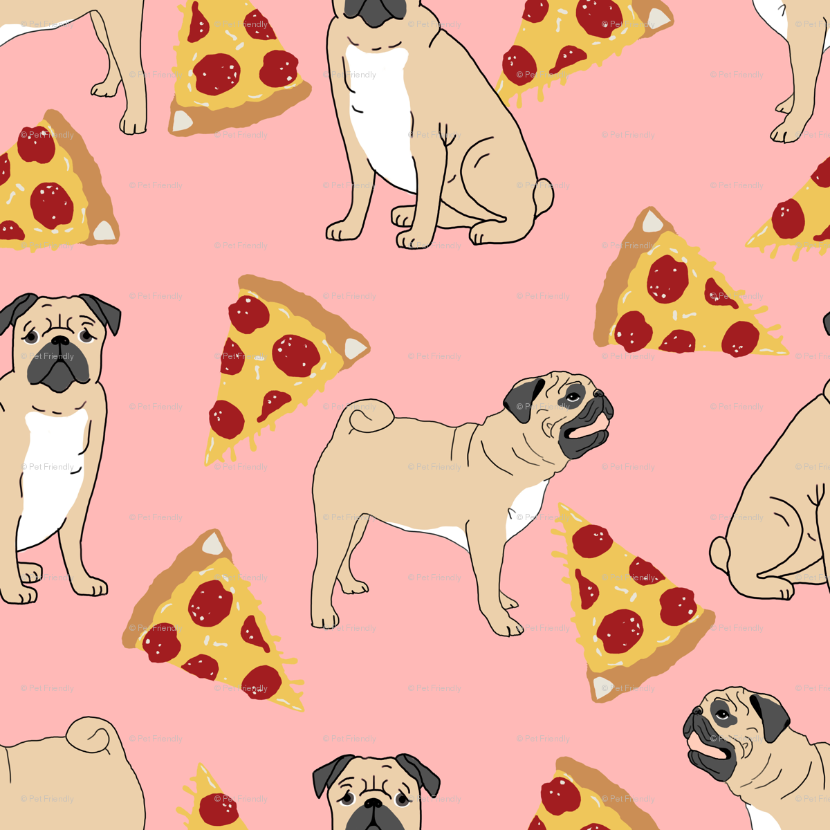 Animated Pizza Wallpaper