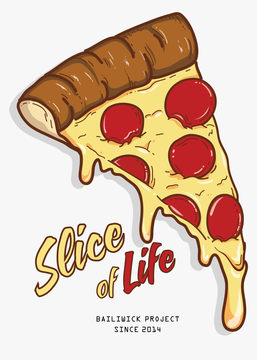 Food Wallpaper Tumblr Pizza Slice Drawing, HD Png Download, Transparent Png Image