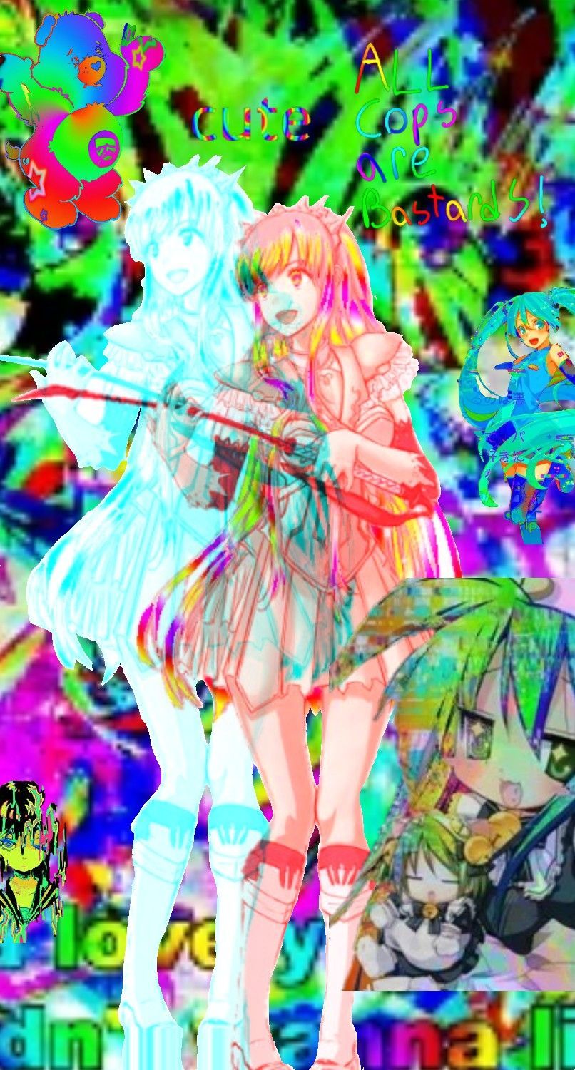 Queen Medb Glitchcore. Anime wallpaper, Anime, Art