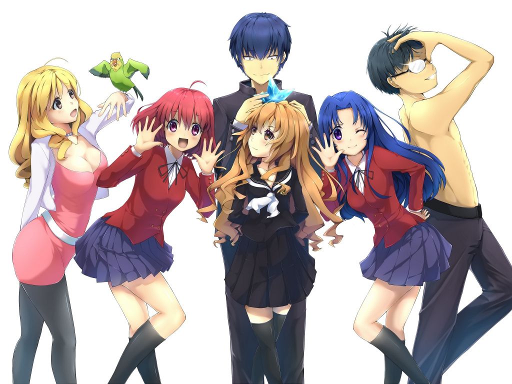Desktop wallpaper toradora!, anime, characters, HD image, picture, background, ca76b2