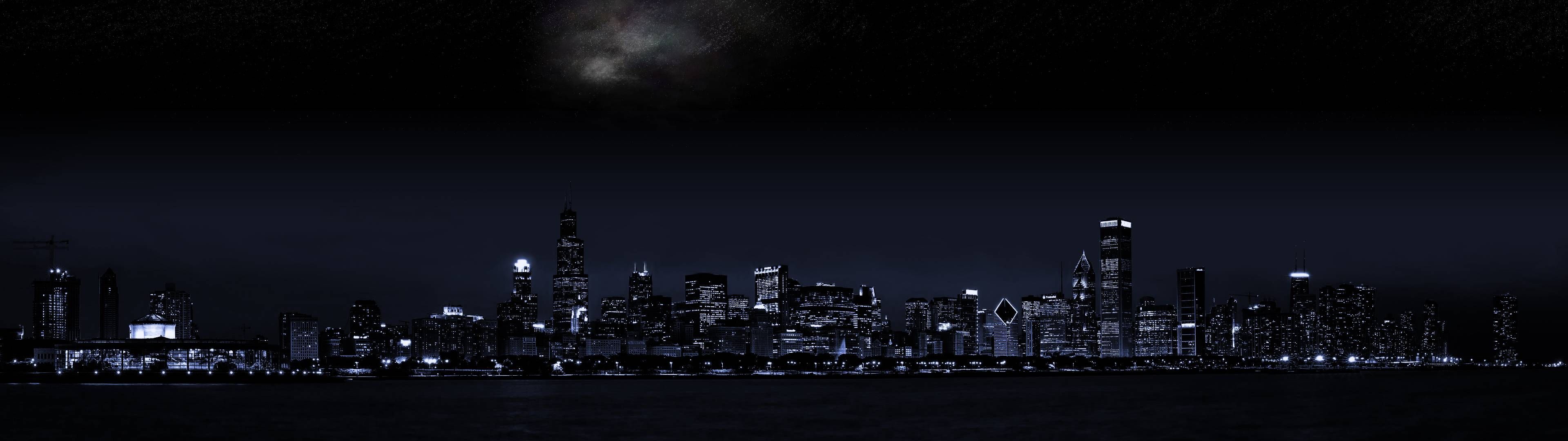 City Wallpaper Free 3840x1080 City Background