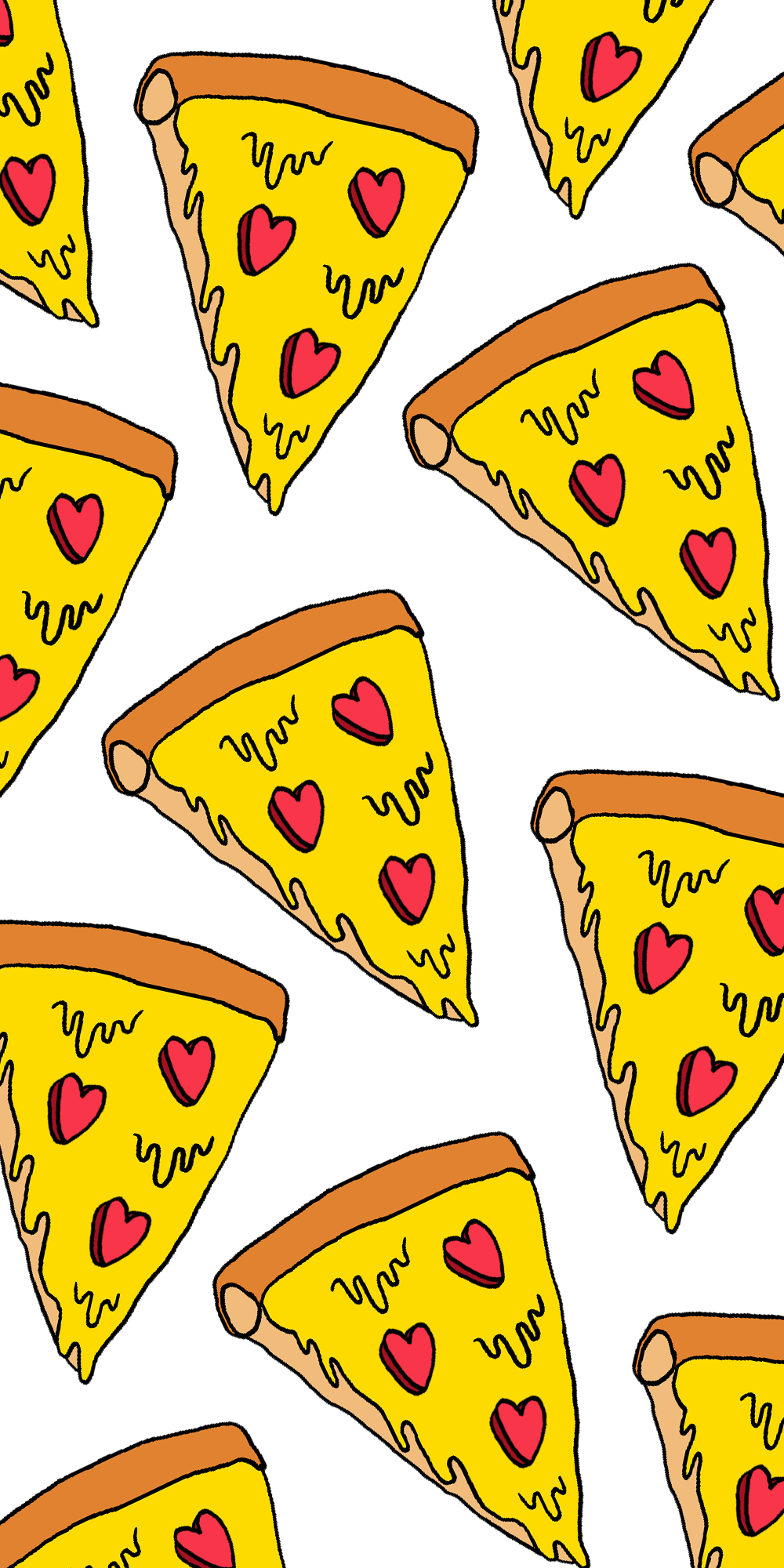 Choose #pizza, always. #Casetify #iPhone #Art #Design #Illustration. Valentines wallpaper, Trippy wallpaper, iPhone wallpaper