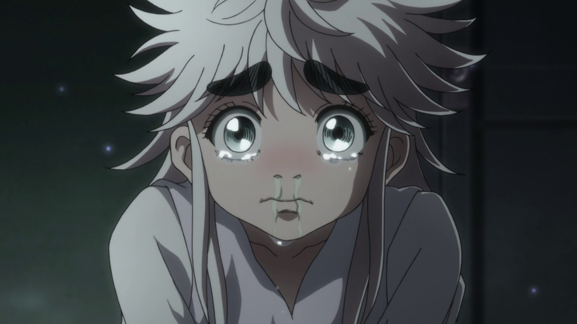 Komugi crying