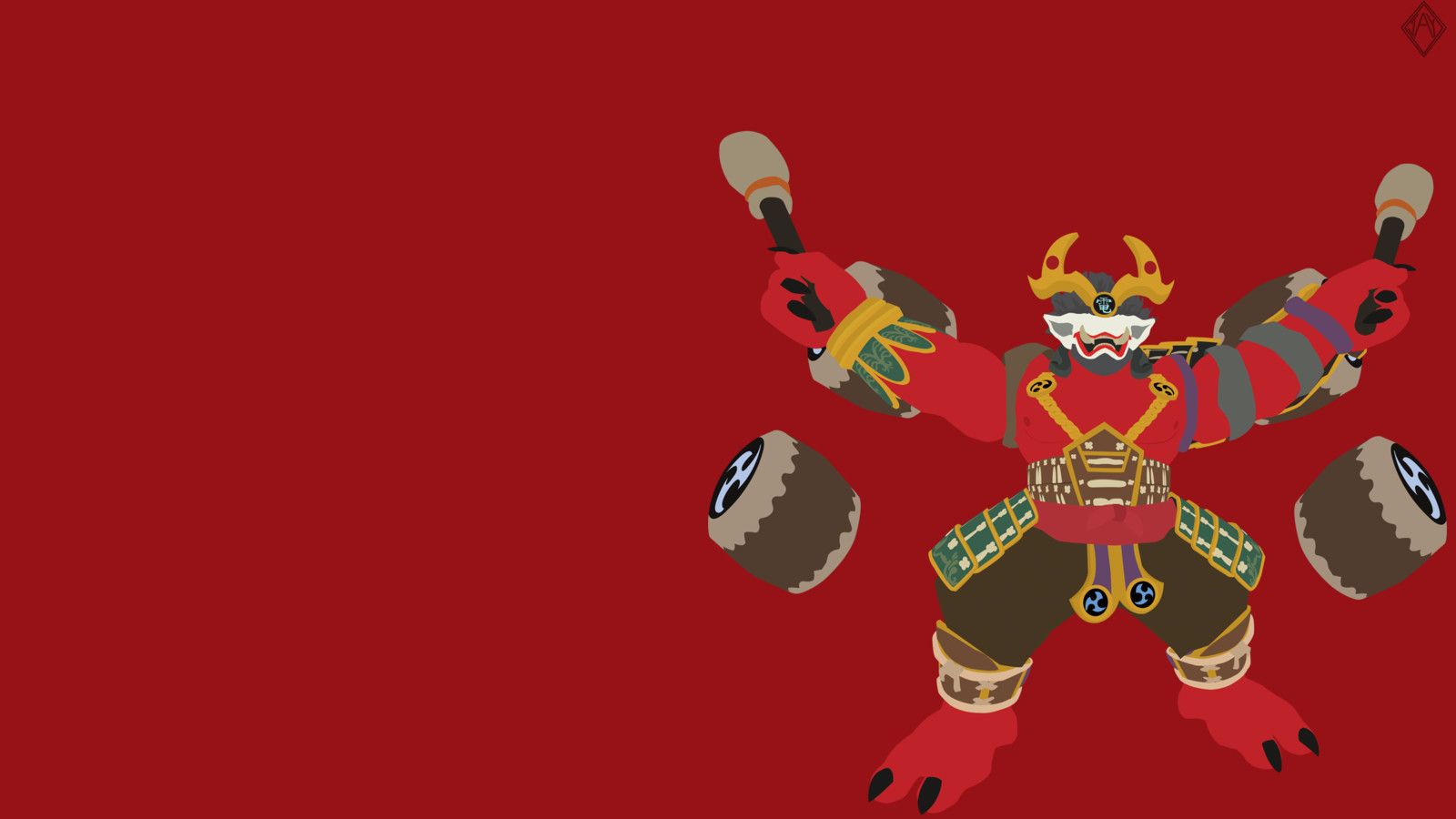 Smite. Raijin Minimalist Wallpaper, Jay R