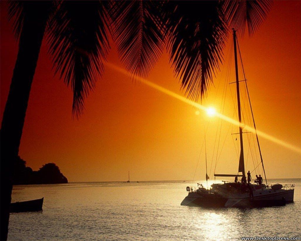 Desktop Wallpaper Natural Background Catamaran St