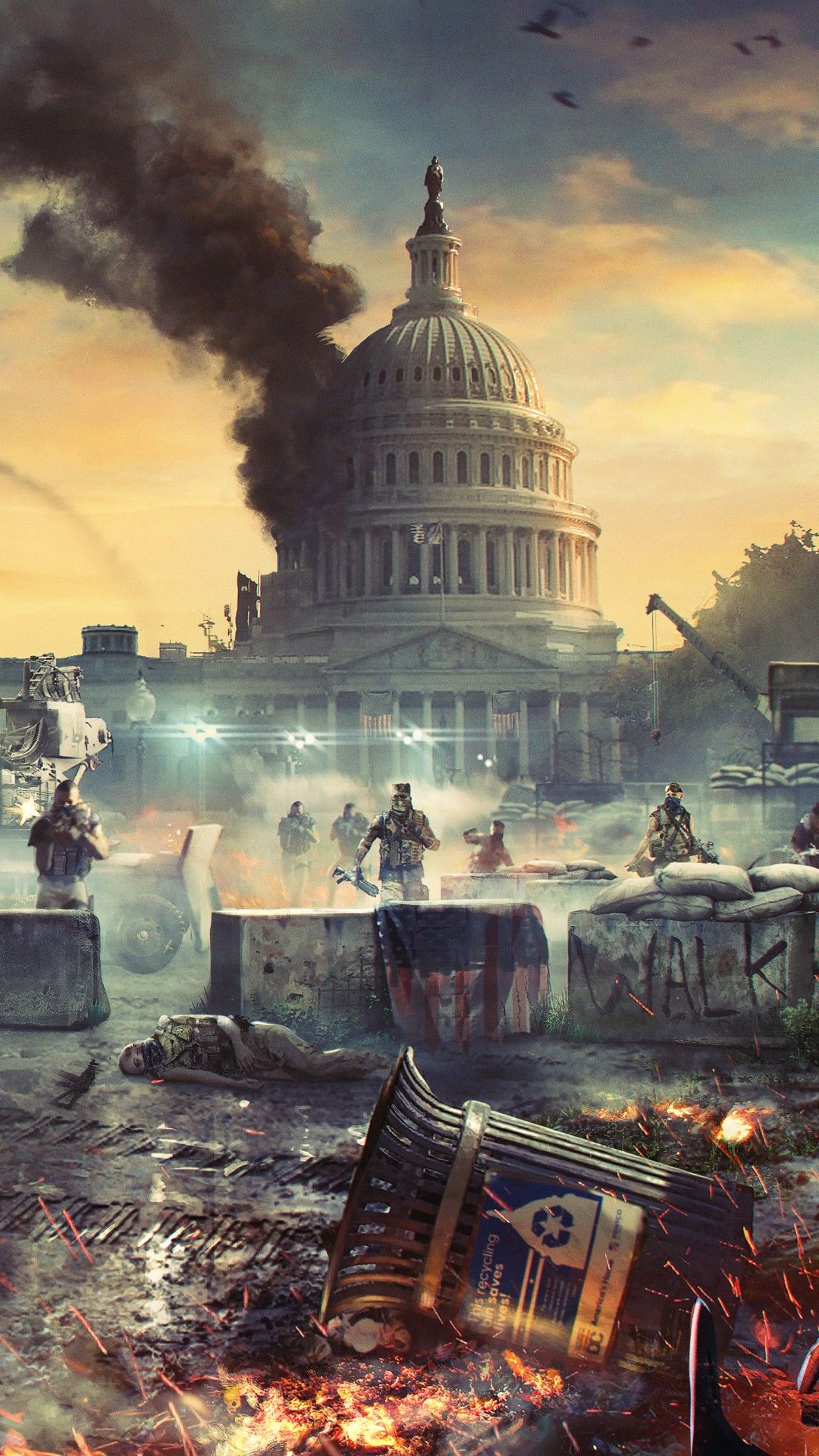 TCs The Division 2 4K wallpaper Phone Wallpaper