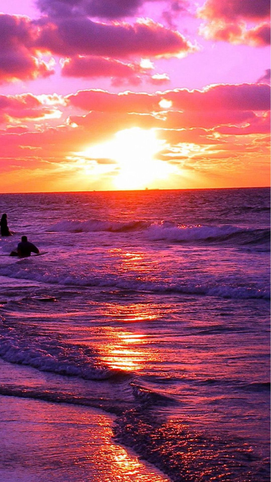 Beautiful Purple Sunset Anime