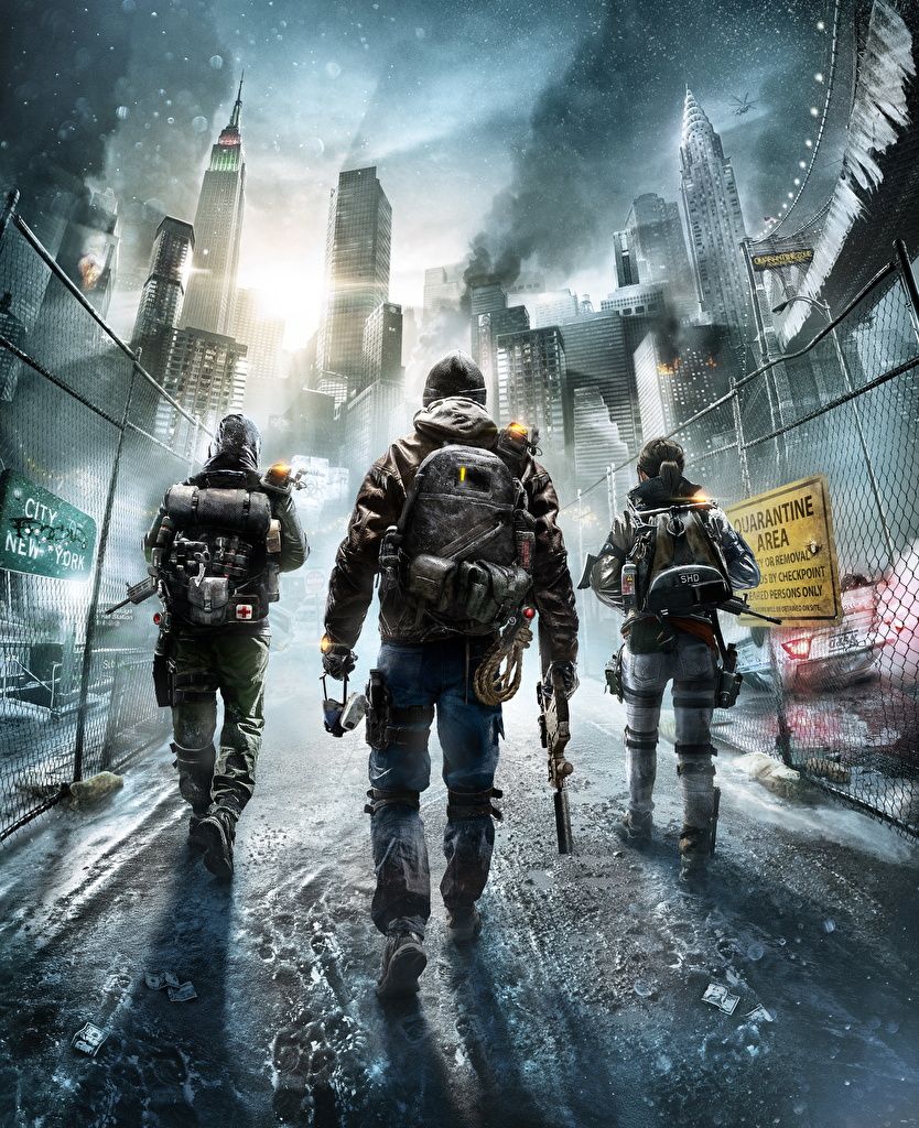 Desktop Wallpaper Tom Clancy New York City Soldiers The Division
