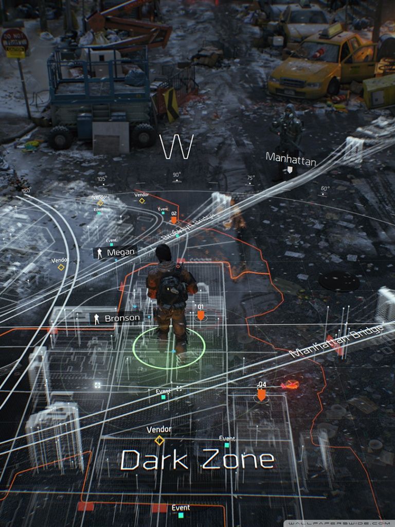 Tom Clancy's The Division Map Ultra HD Desktop Background Wallpaper for 4K UHD TV, Widescreen & UltraWide Desktop & Laptop, Tablet