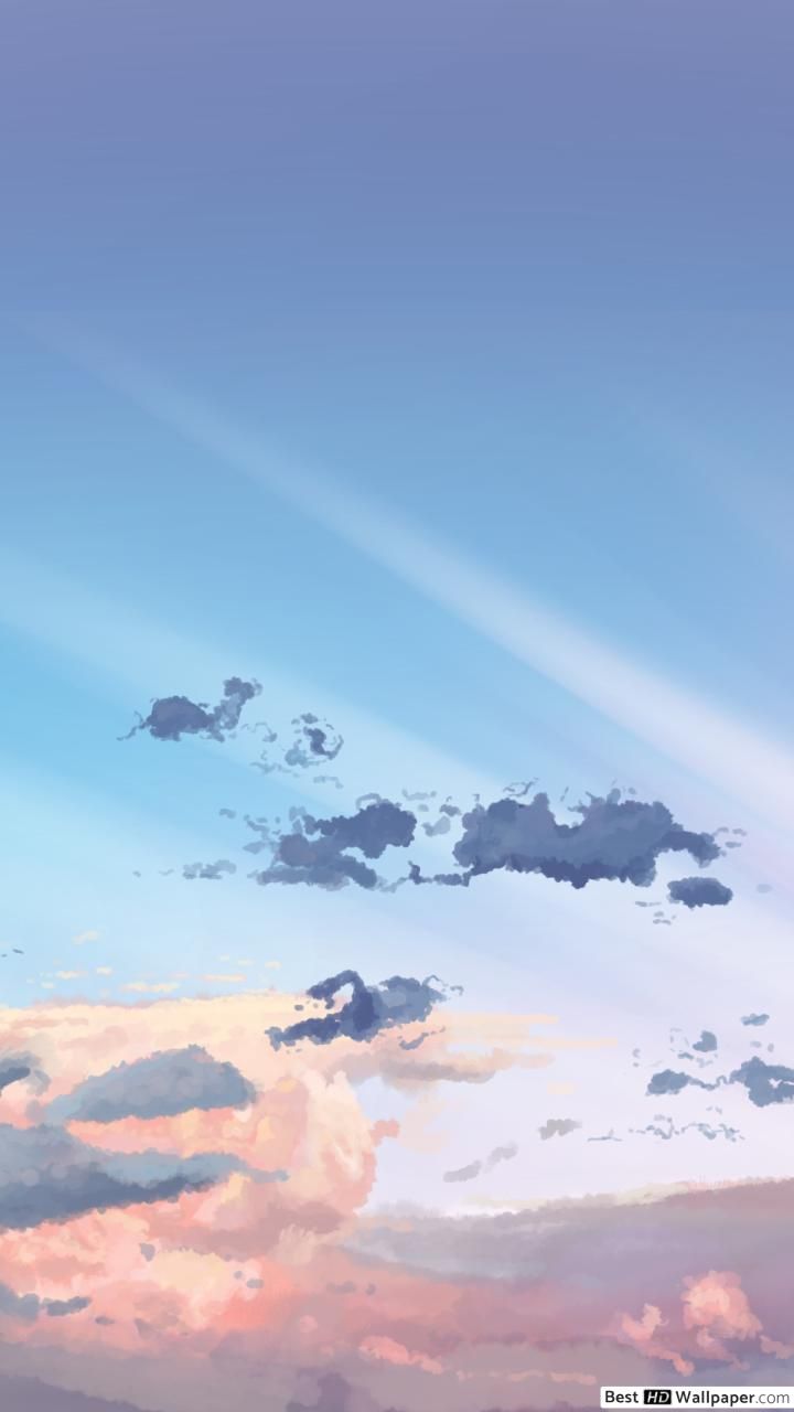 Anime Sky Wallpaper 4k HD Wallpaper