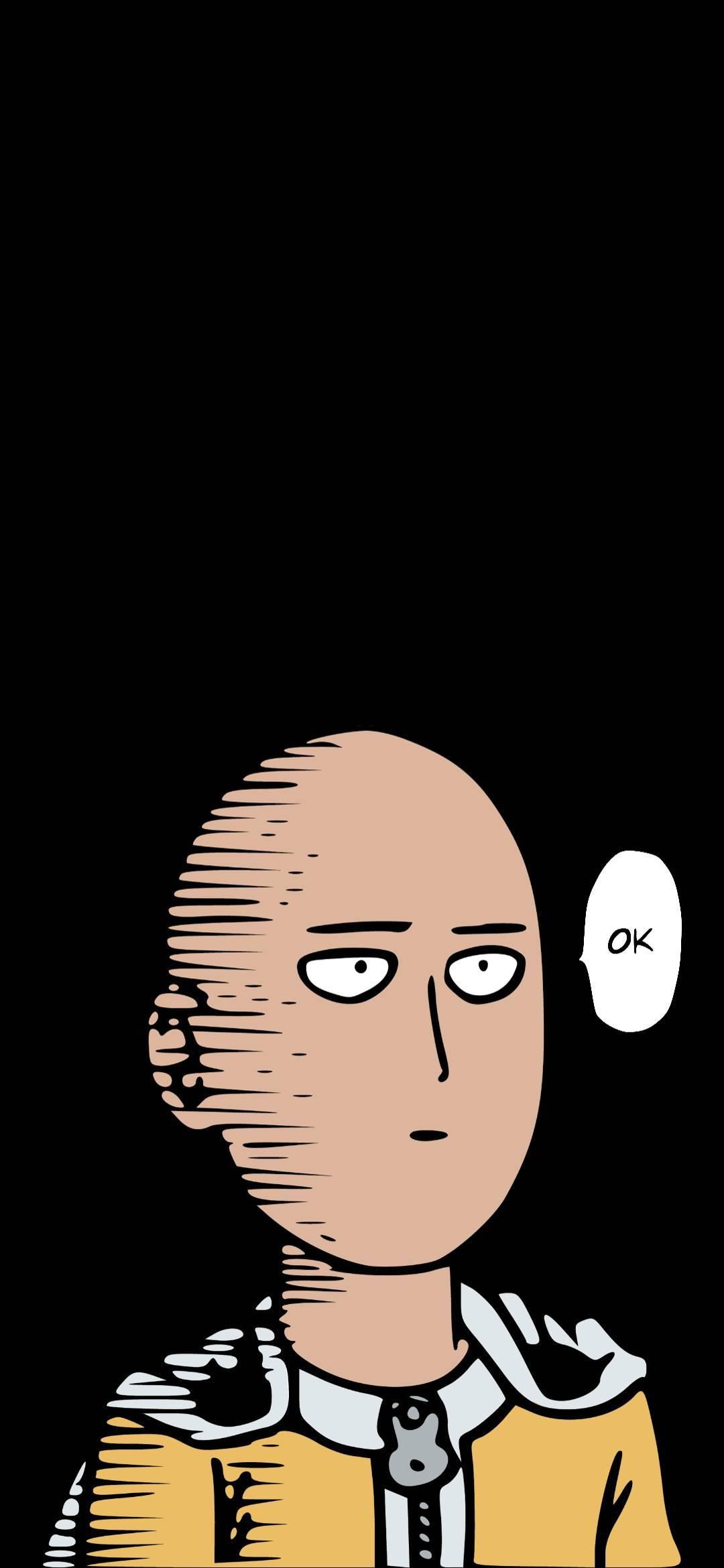 I made a Saitama Wallpaper for mobile : r/OnePunchMan