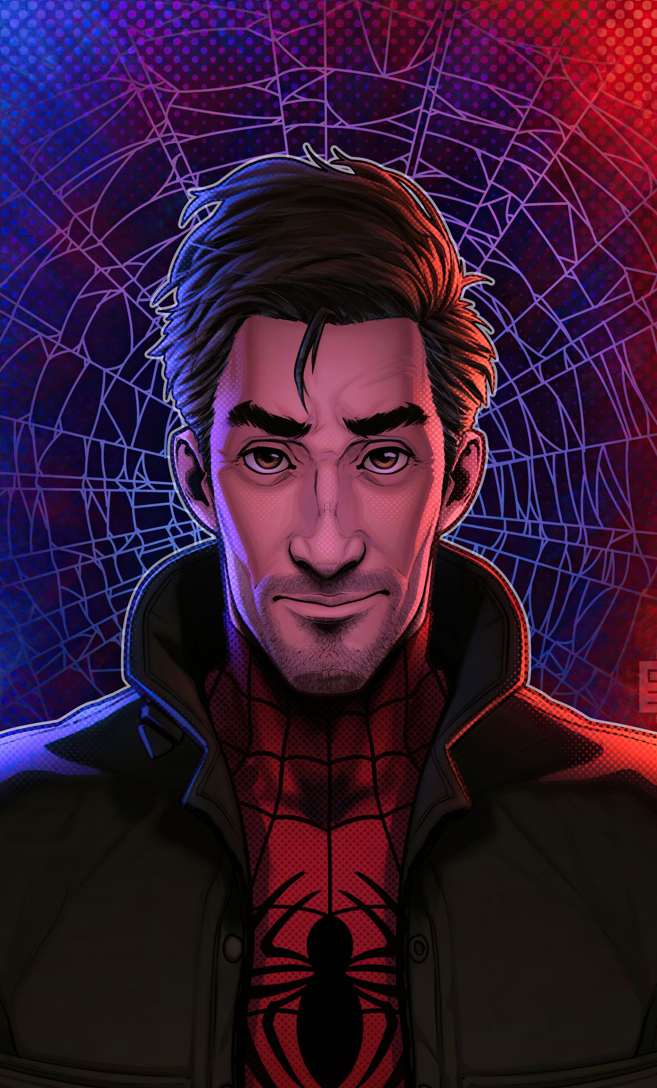 Peter B Parker Spider Verse iPhone HD 4k Wallpaper, Image, Background, Photo and Picture