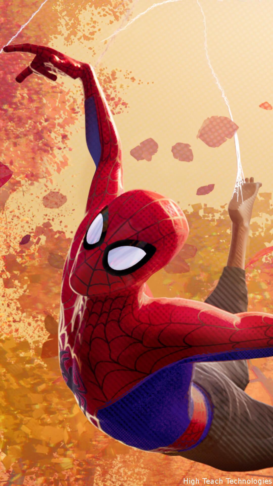 Peter Parker Spiderman Spider Verse HD Wallpaper