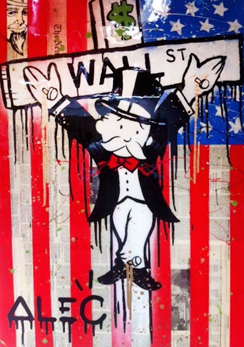 Monopoly Man Paintings by Alec Monopoly Hepner. Art Gallery. Prints. Chelsea, New York City