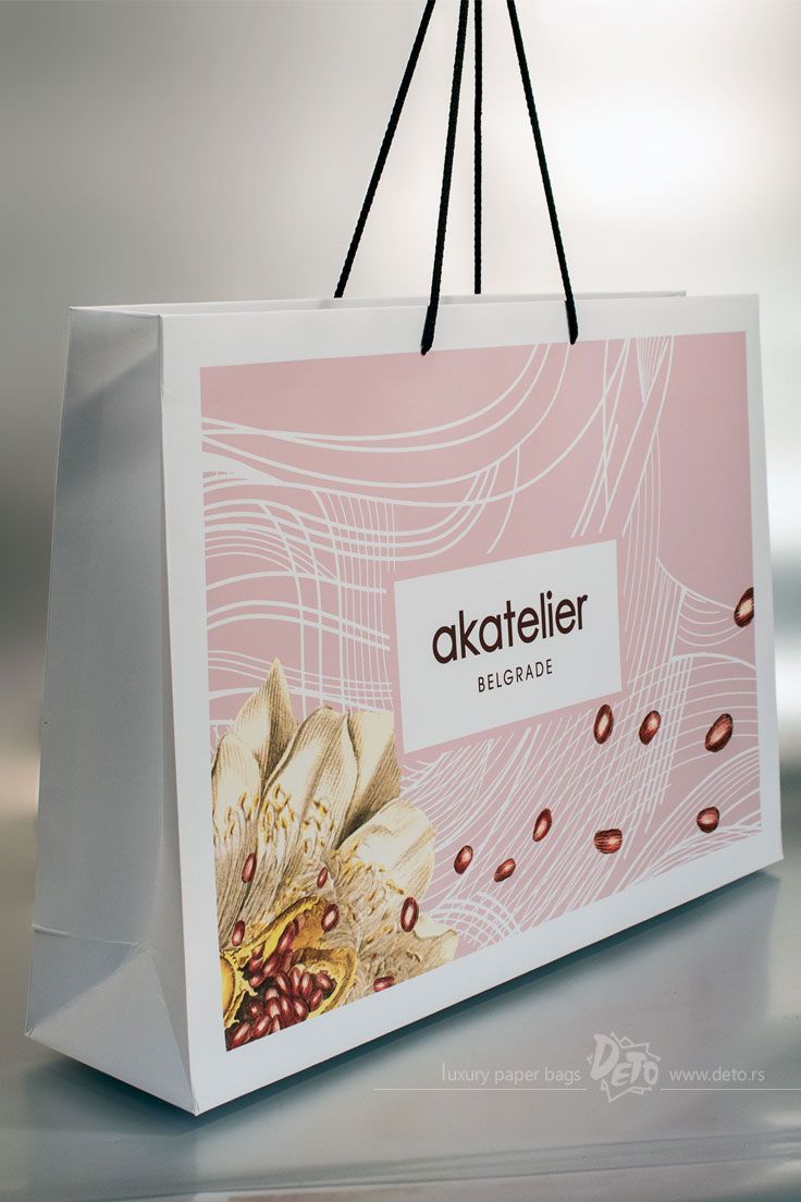 Mate laminated paper bags 520 x 380 x 120 mm (model XXL). Luxury paper bag, Beautiful flowers wallpaper, Flower wallpaper