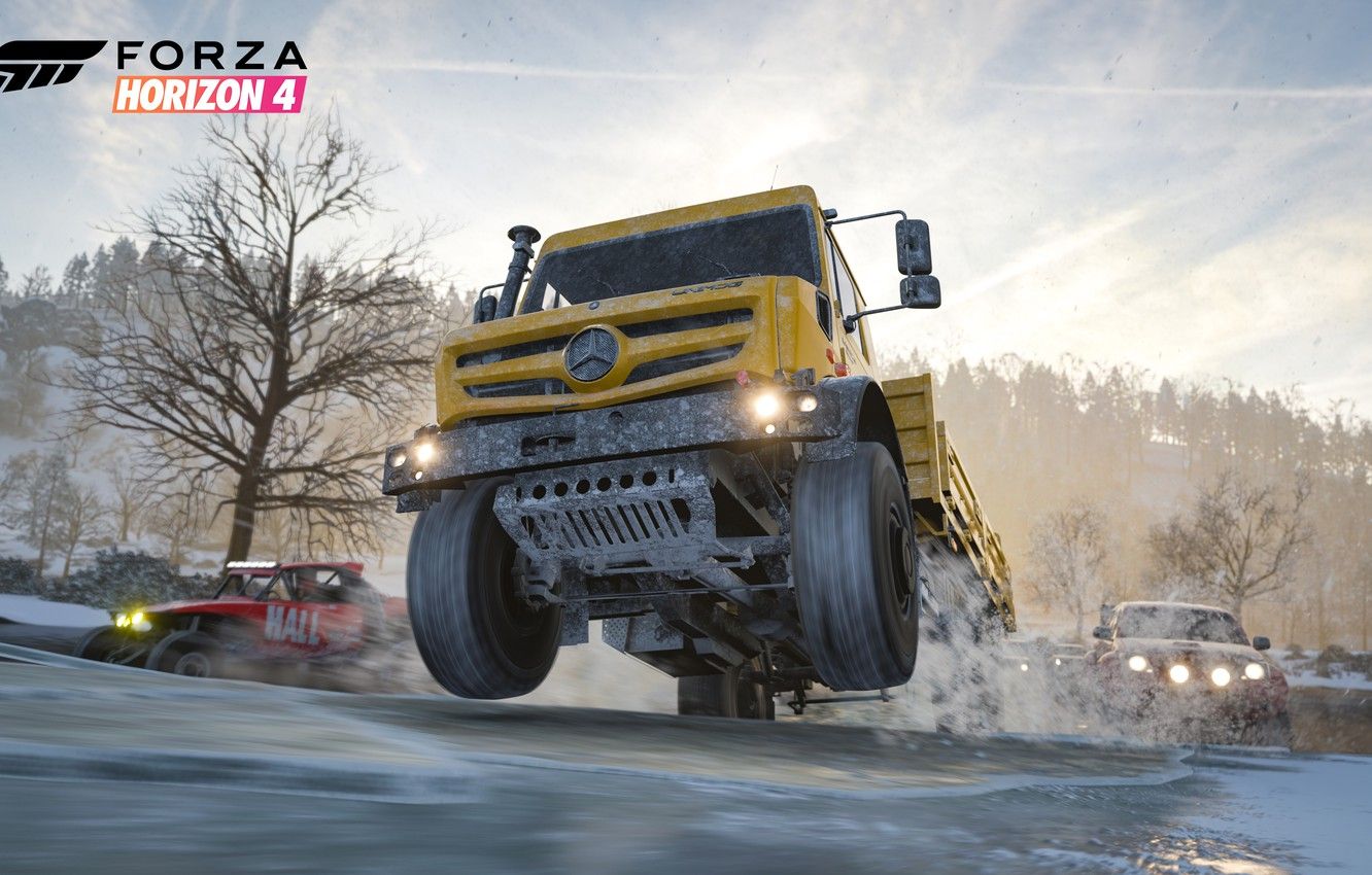 Wallpaper Mercedes Benz, Microsoft, Game, 2018, Offroad, Unimog, E3 2018, Forza Horizon For Desktop, Section игры