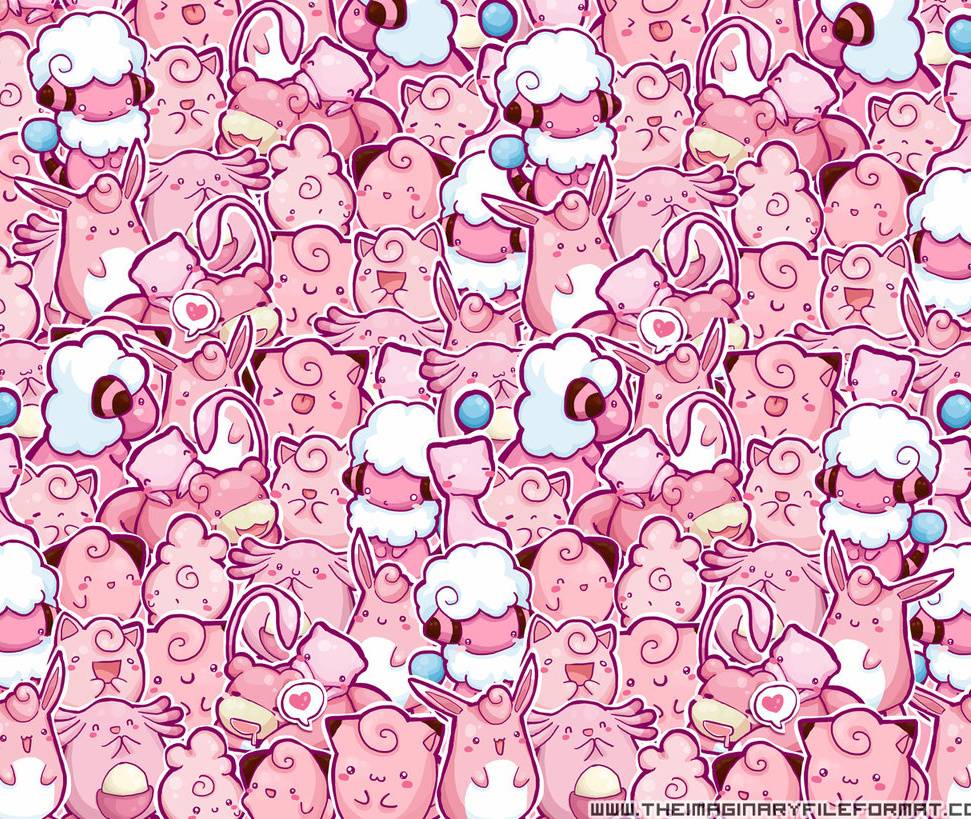 Fundos de Pokémon, pokémon rosa papel de parede HD