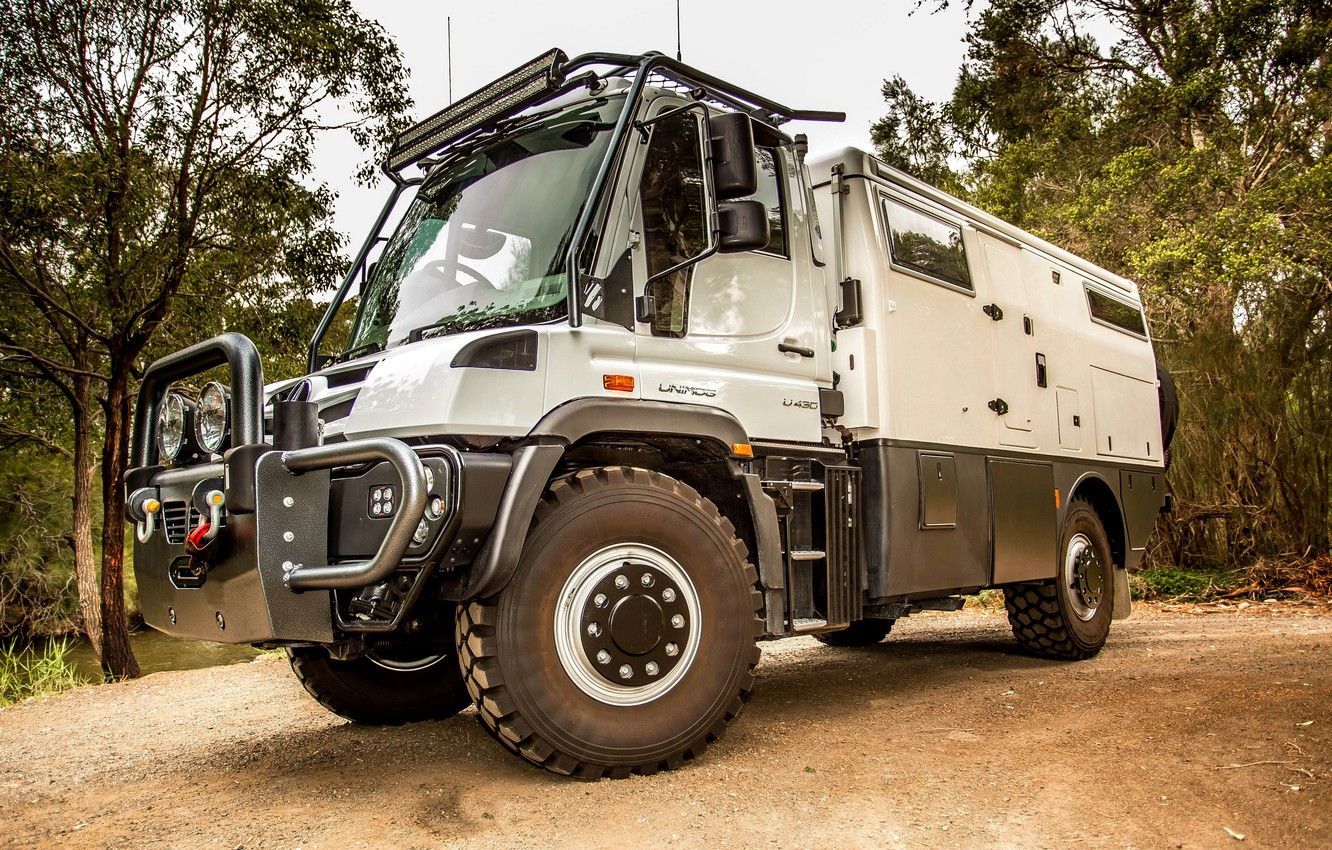 Wallpaper Mercedes Benz, Truck, 2018, The Hinged Equipment, Unimog, U430, Earthcruiser, Explorer XPR For Desktop, Section грузовики