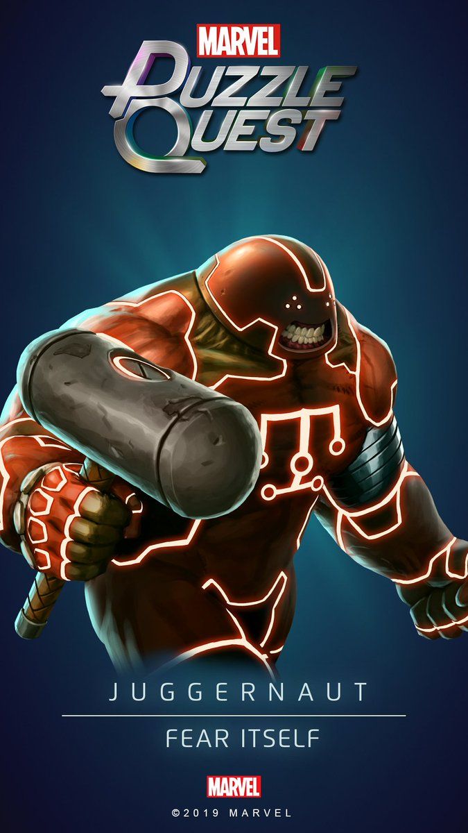 Marvel Puzzle Quest your mobile screen worthy? Download the FREE Juggernaut Wallpaper now! #MarvelPuzzleQuest #MarvelGames #Marvel # Juggernaut