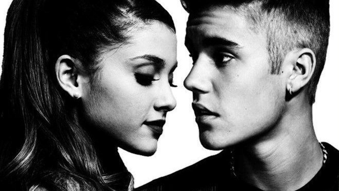 Justin Bieber And Ariana Grande Wallpaper