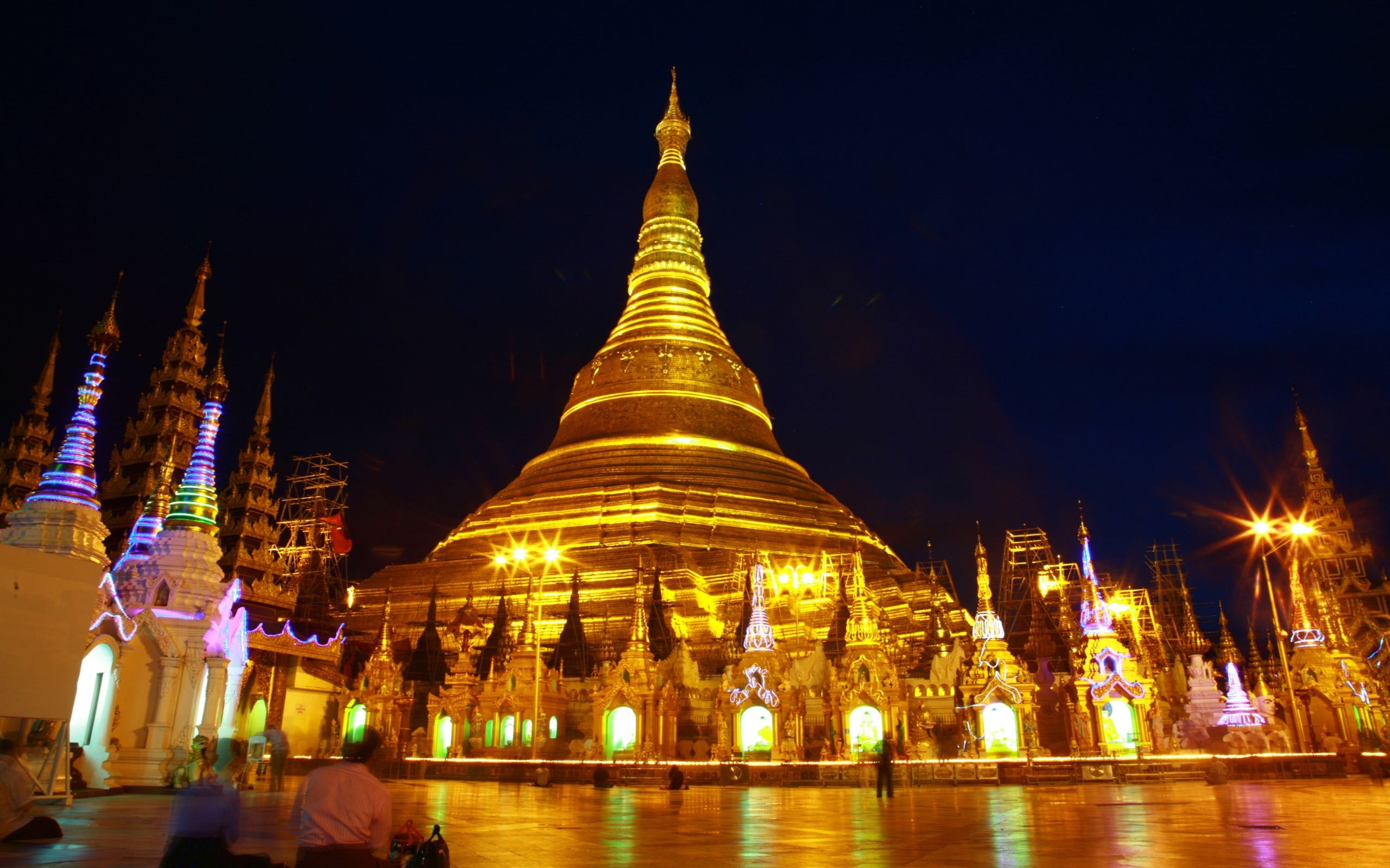 Shwedagon Pagoda Yangon Myanmar 0372, Wallpaper13.com
