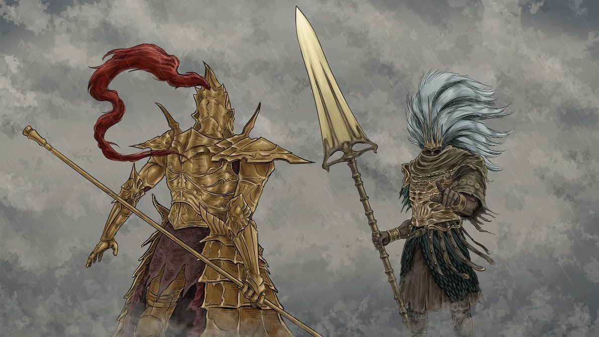 Dark Souls 3: Ornstein and The Nameless King. Dark souls art, Dark souls Dark souls